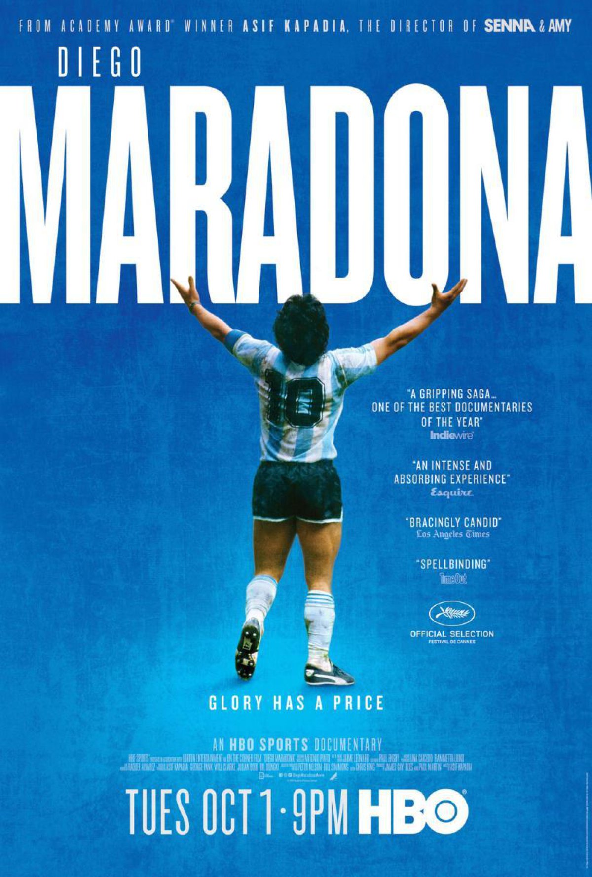 Cartel del documental biográfico &#039;Diego Maradona&#039;