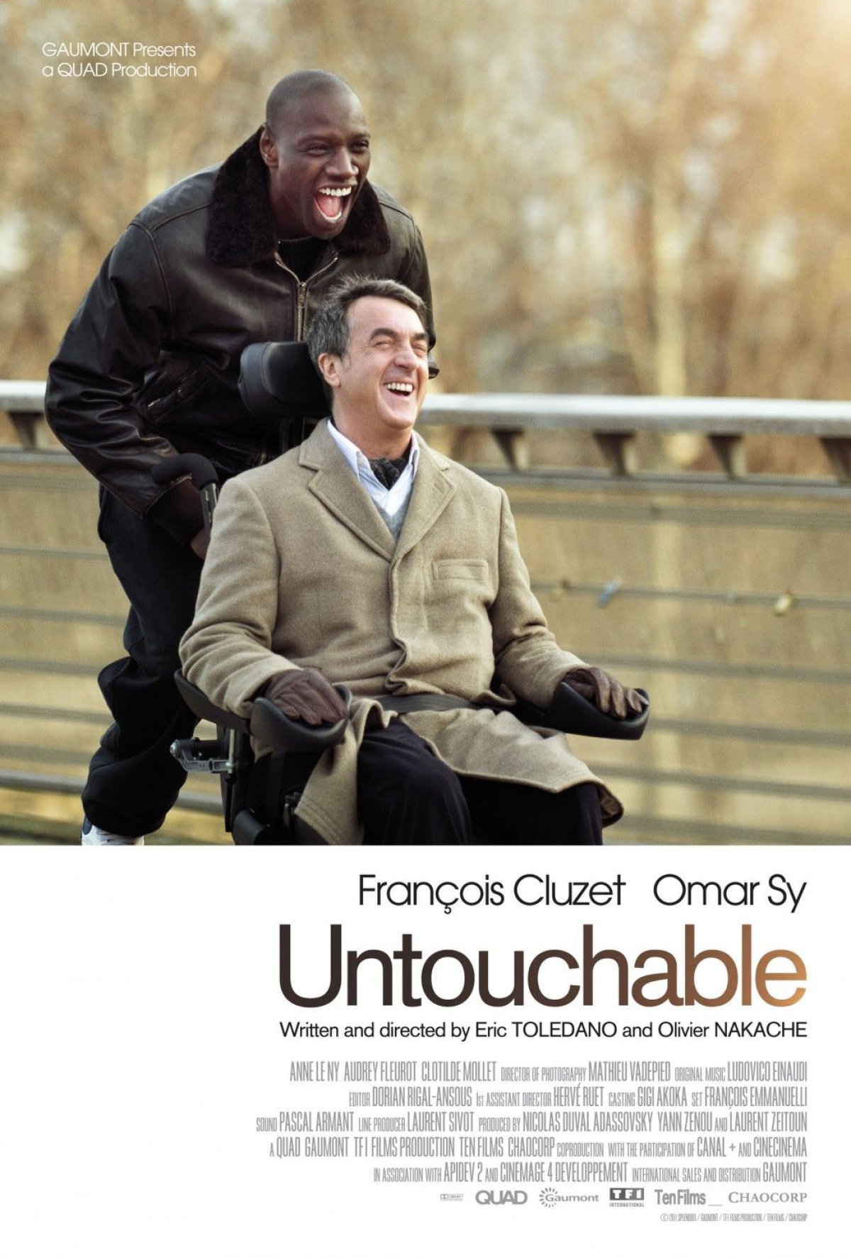 François Cluzet y Omar Sy en el cartel de &#039;Intocable&#039;