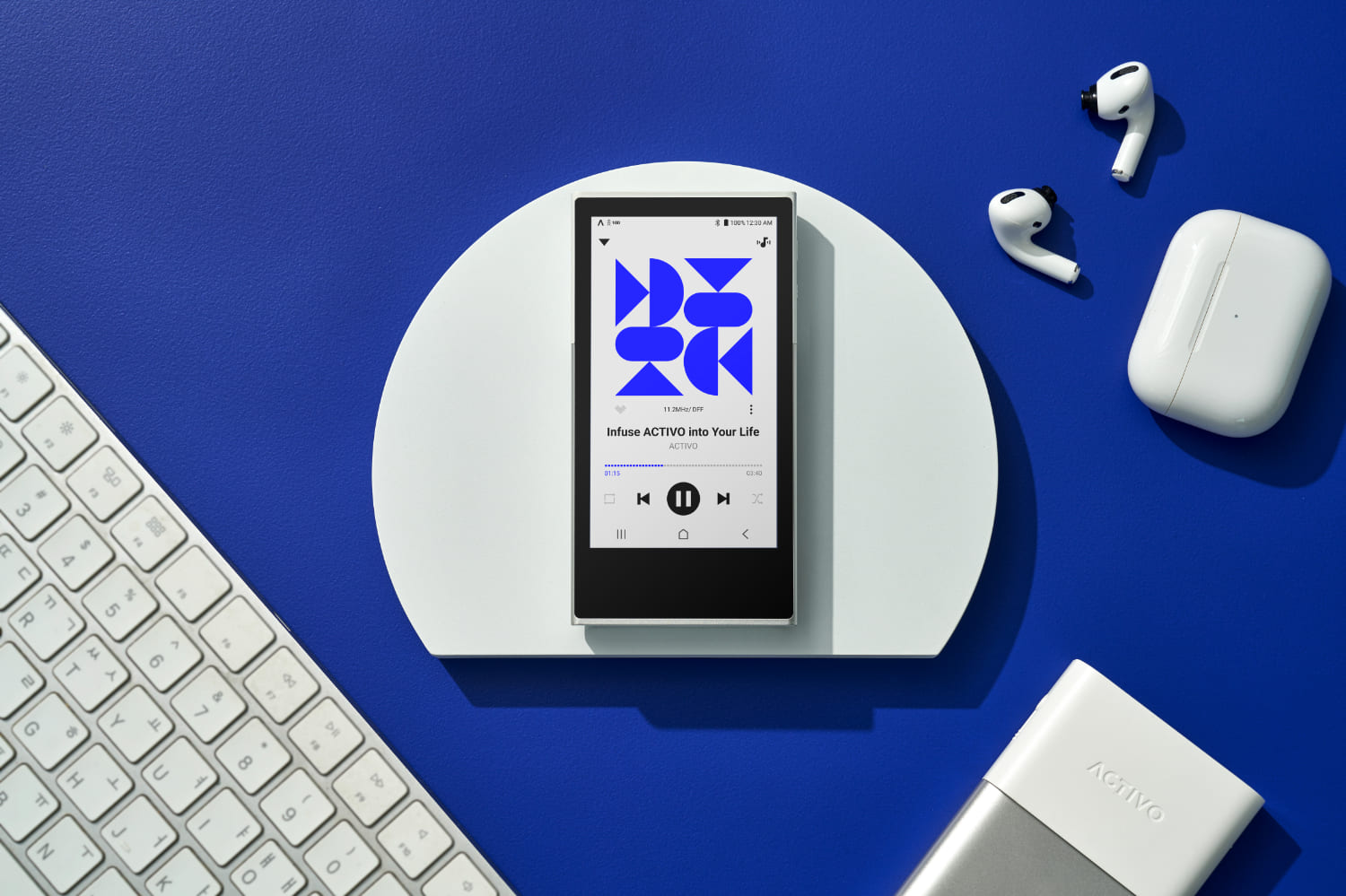 ACTIVO P1：スマートフォンと変わらない手軽さで、より上質なハイレゾ