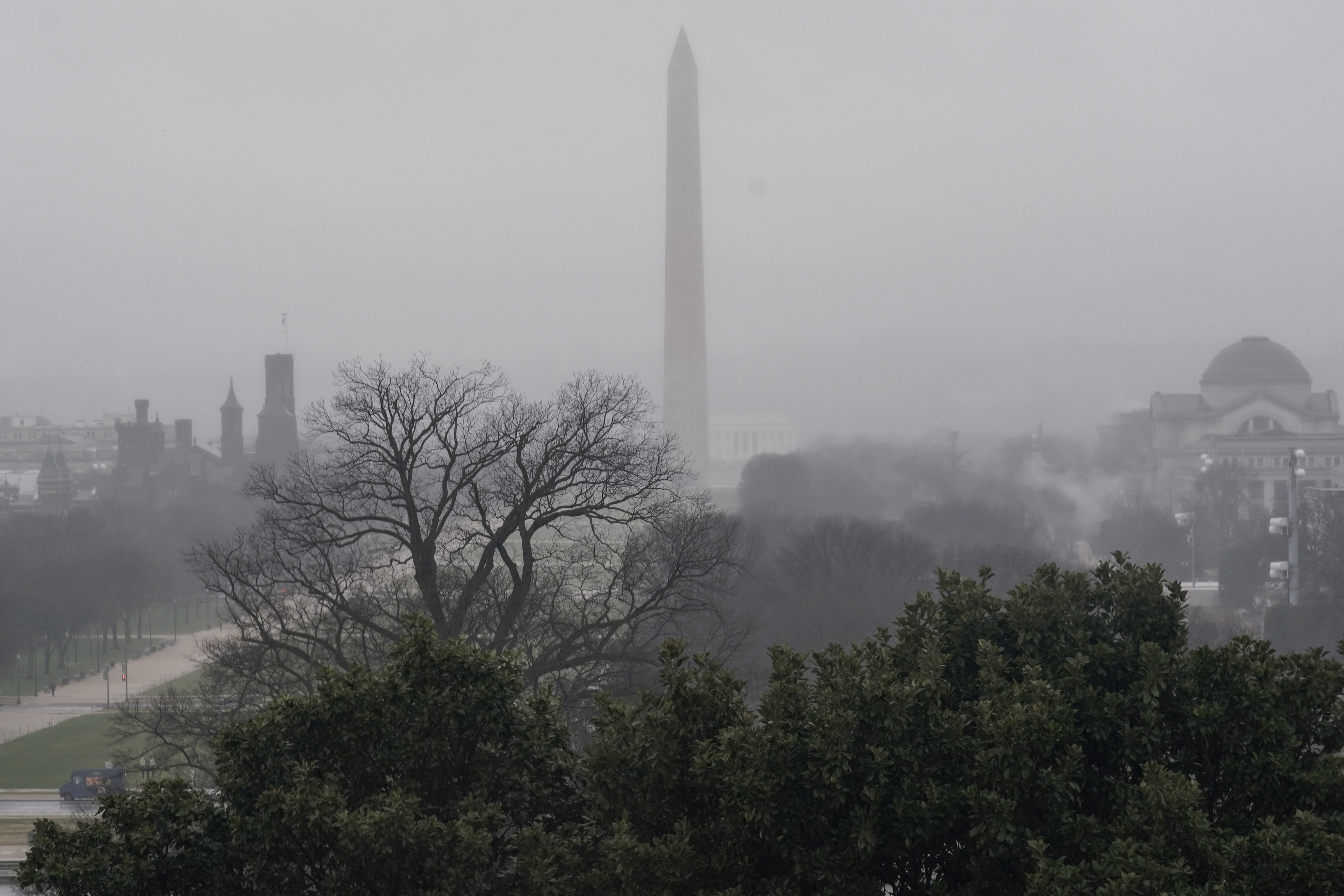 Test: National Mall stenges under Bidens innsettelse