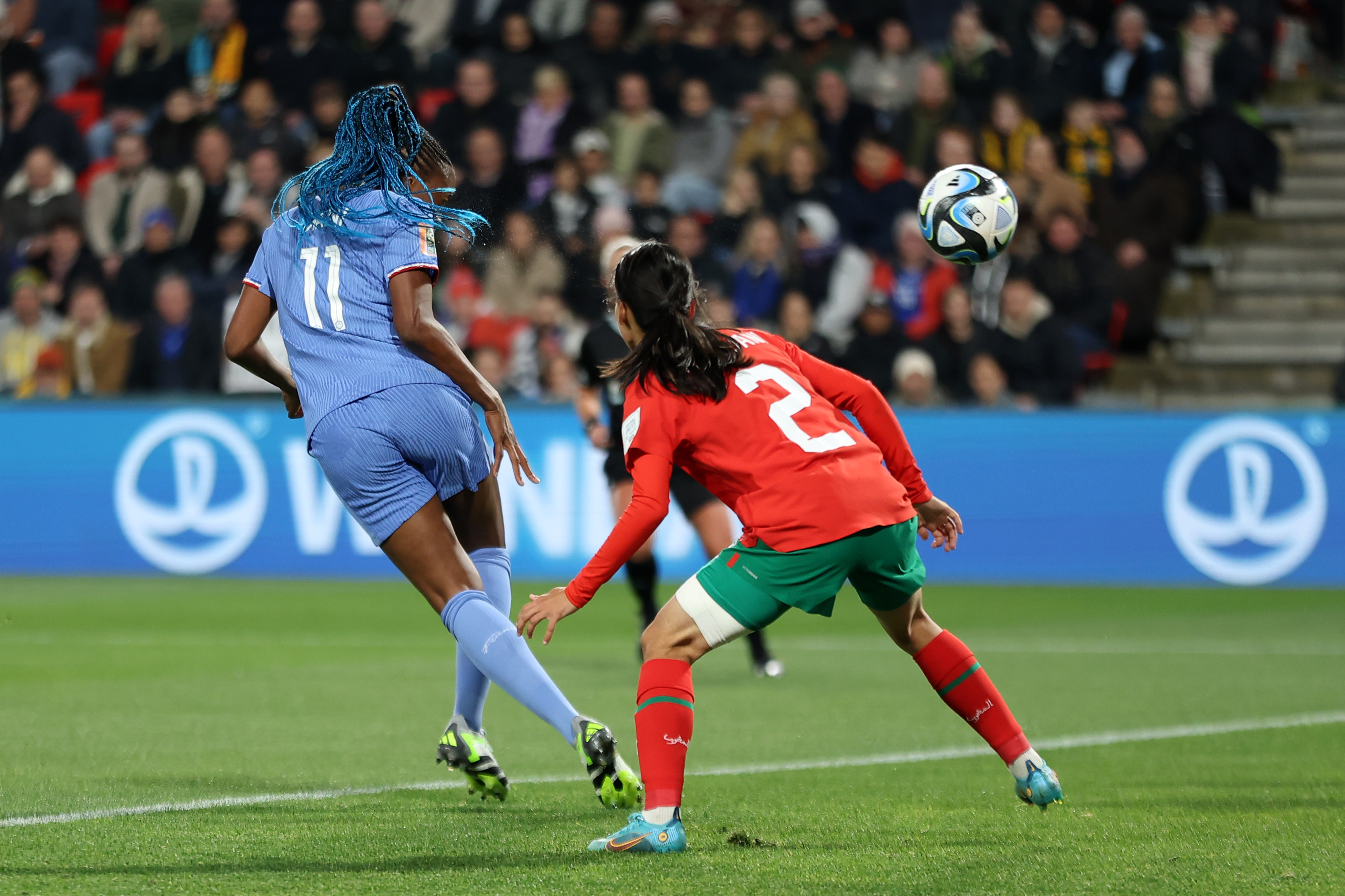 France's Kenza Dali scores goal vs. Morocco in 20'