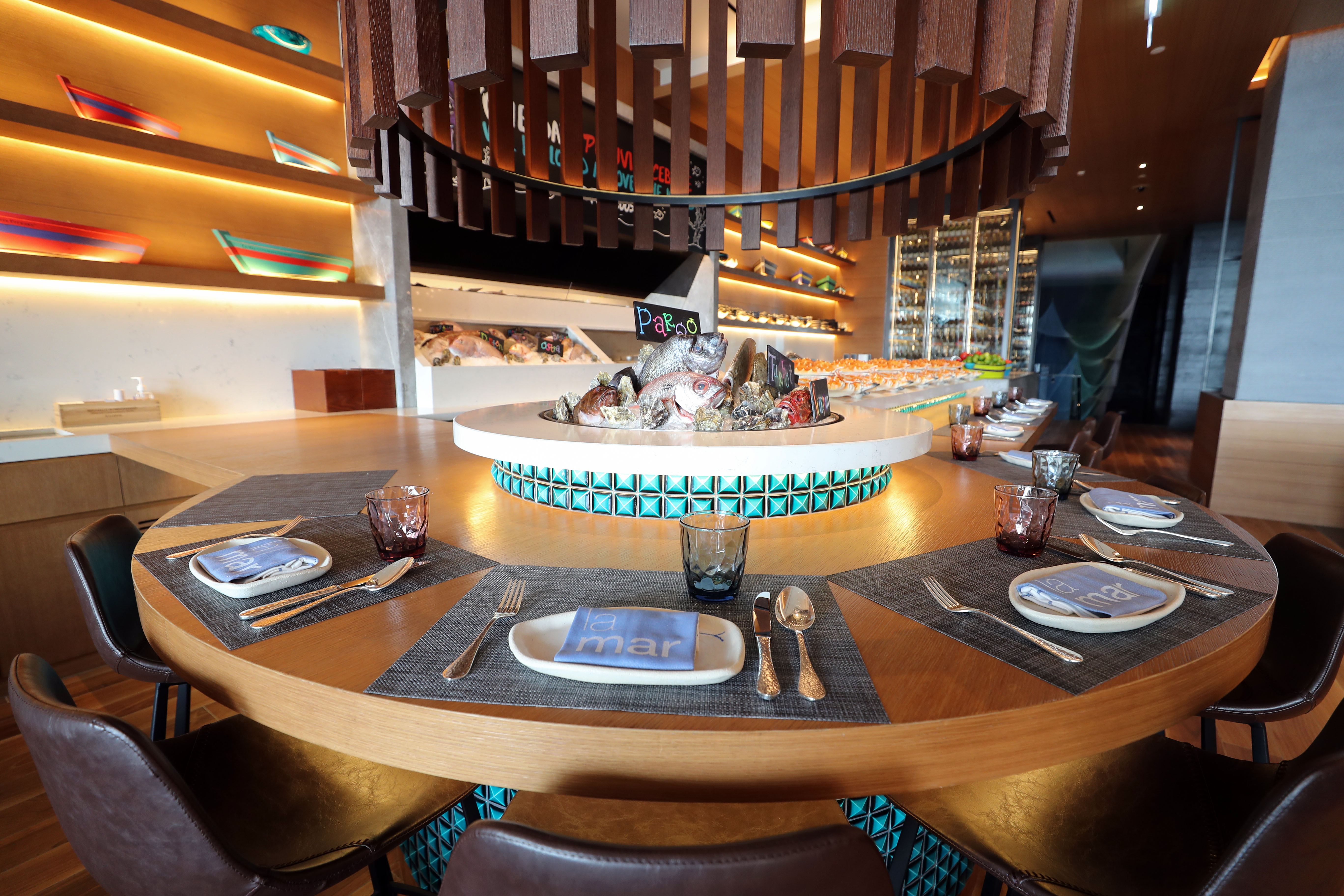 Comptoir de poissons et fruits de mer de La Mar Dubai