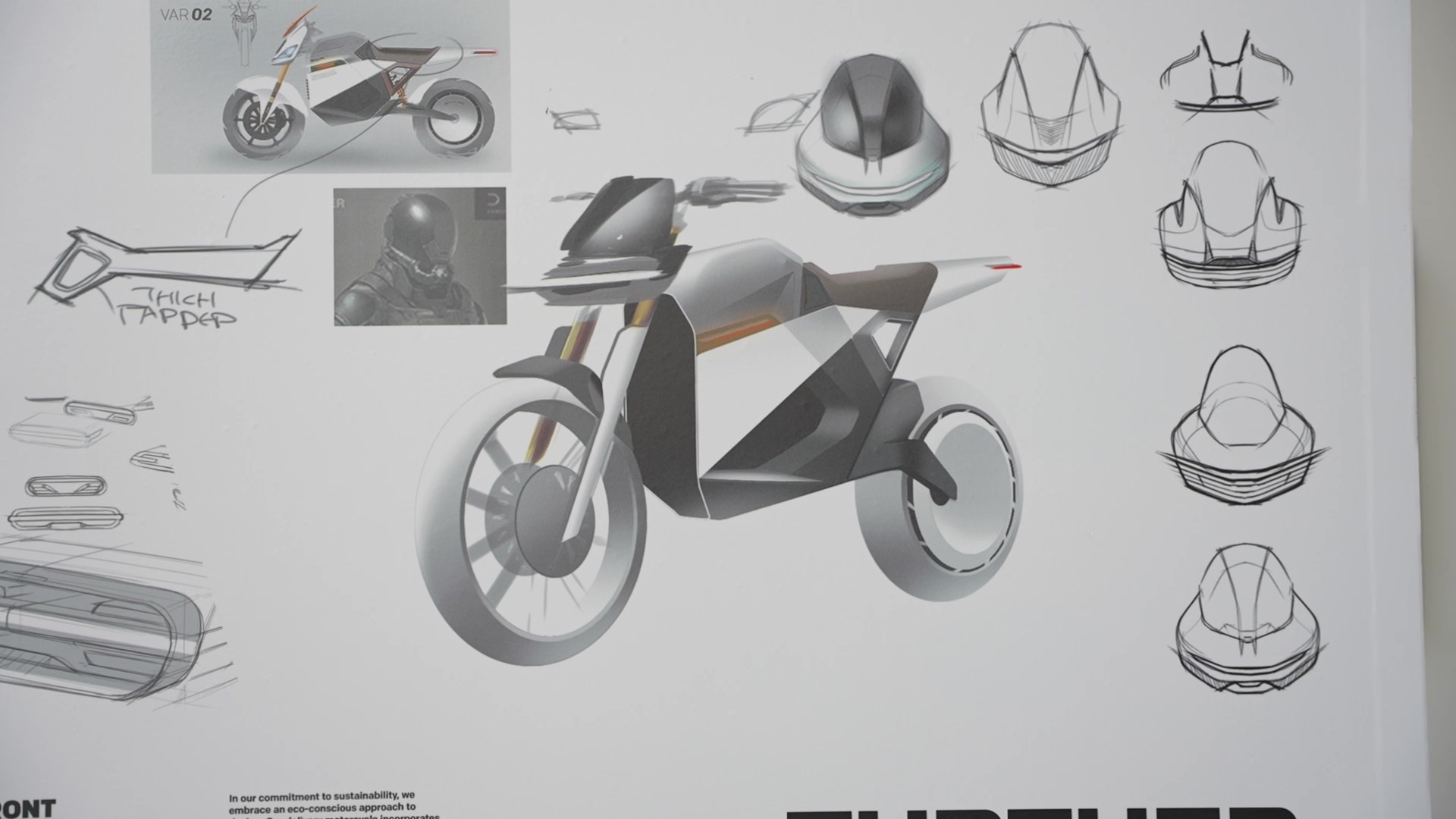 Motorcycles design sketches  Modena