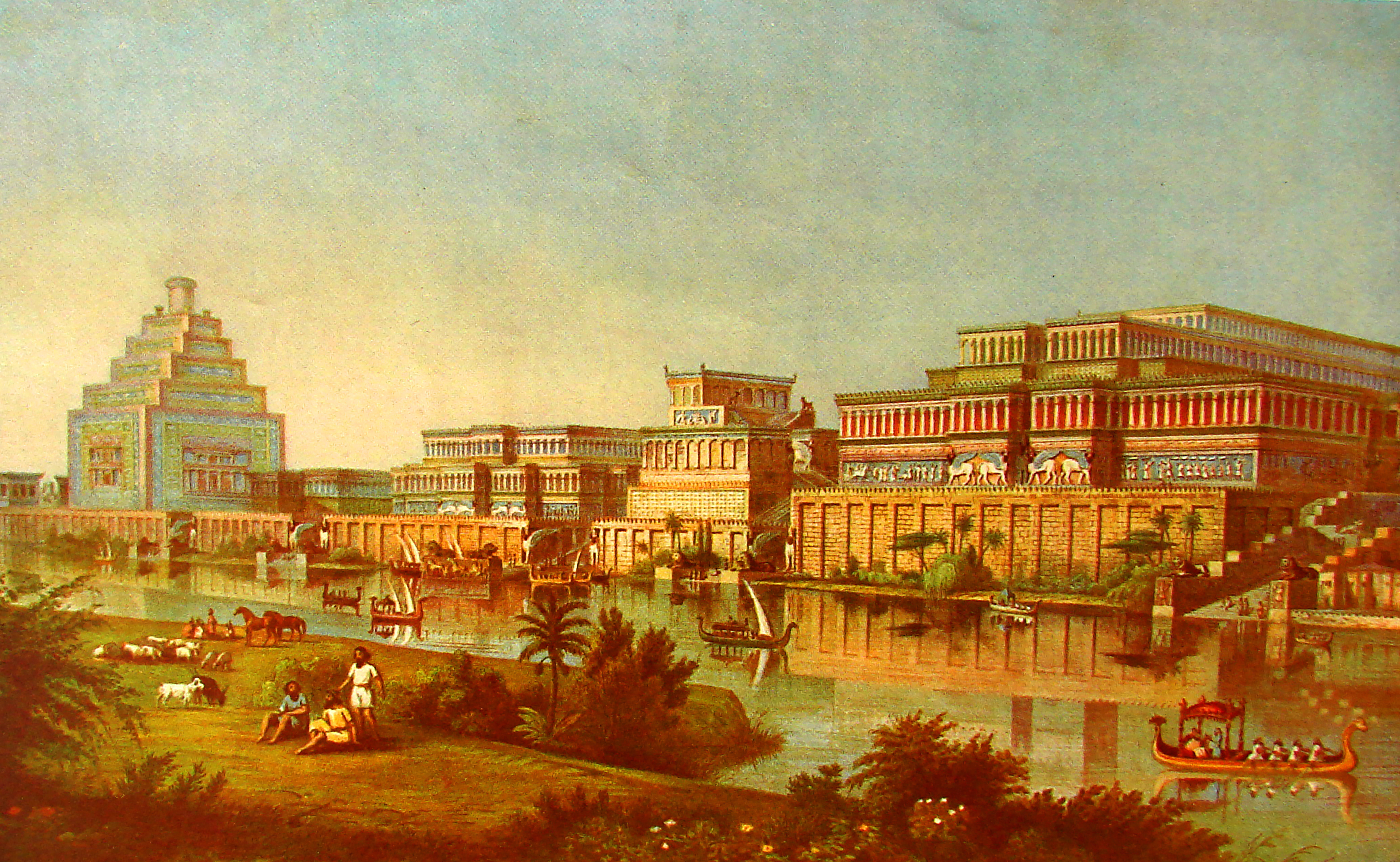 Assyrier Assyrian City Features The Assyrian Renaissance Archaeology
