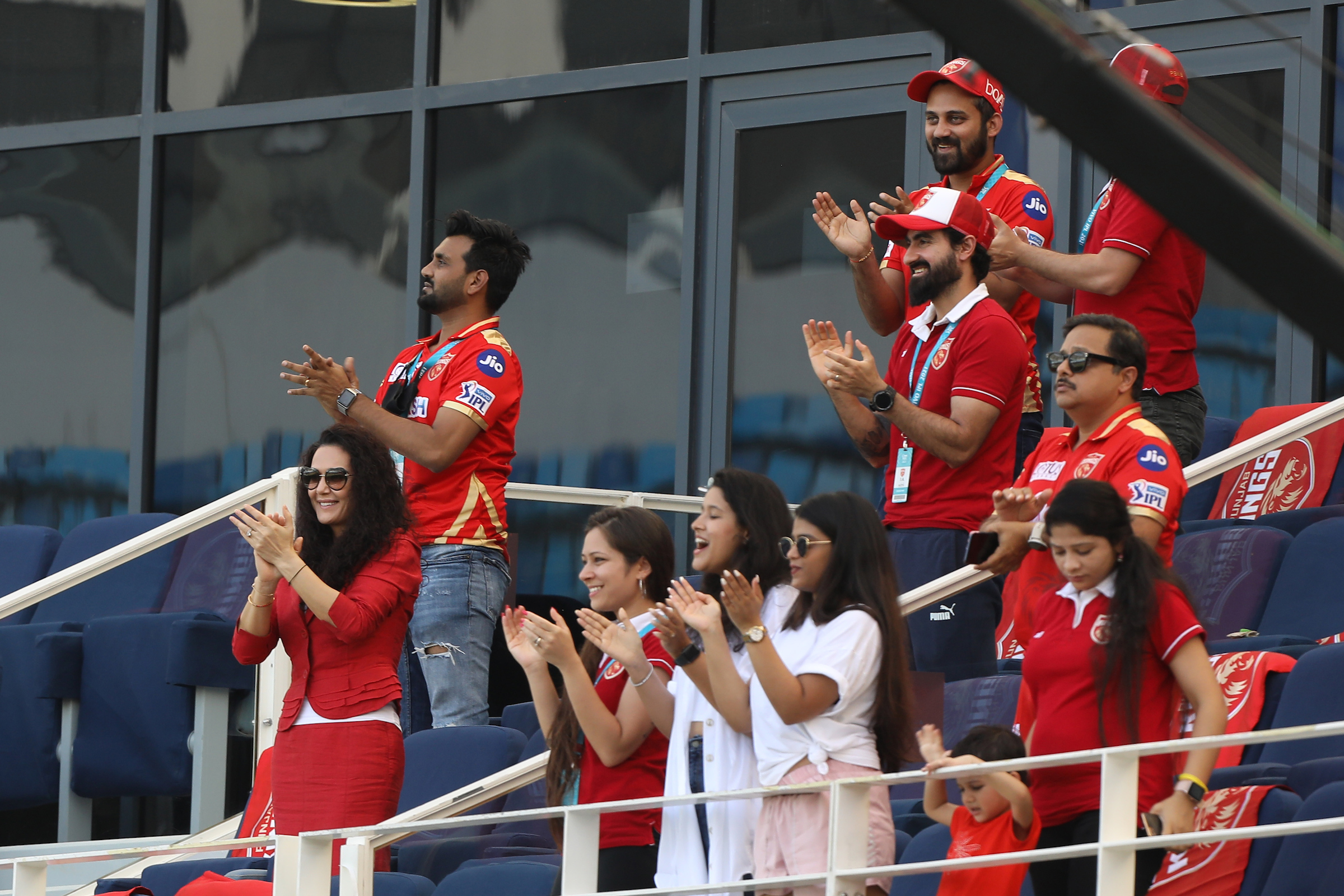 Preity Zinta Watches Kl Rahul Hit 98 Not Out As Punjab Win In Dubai In Pictures
