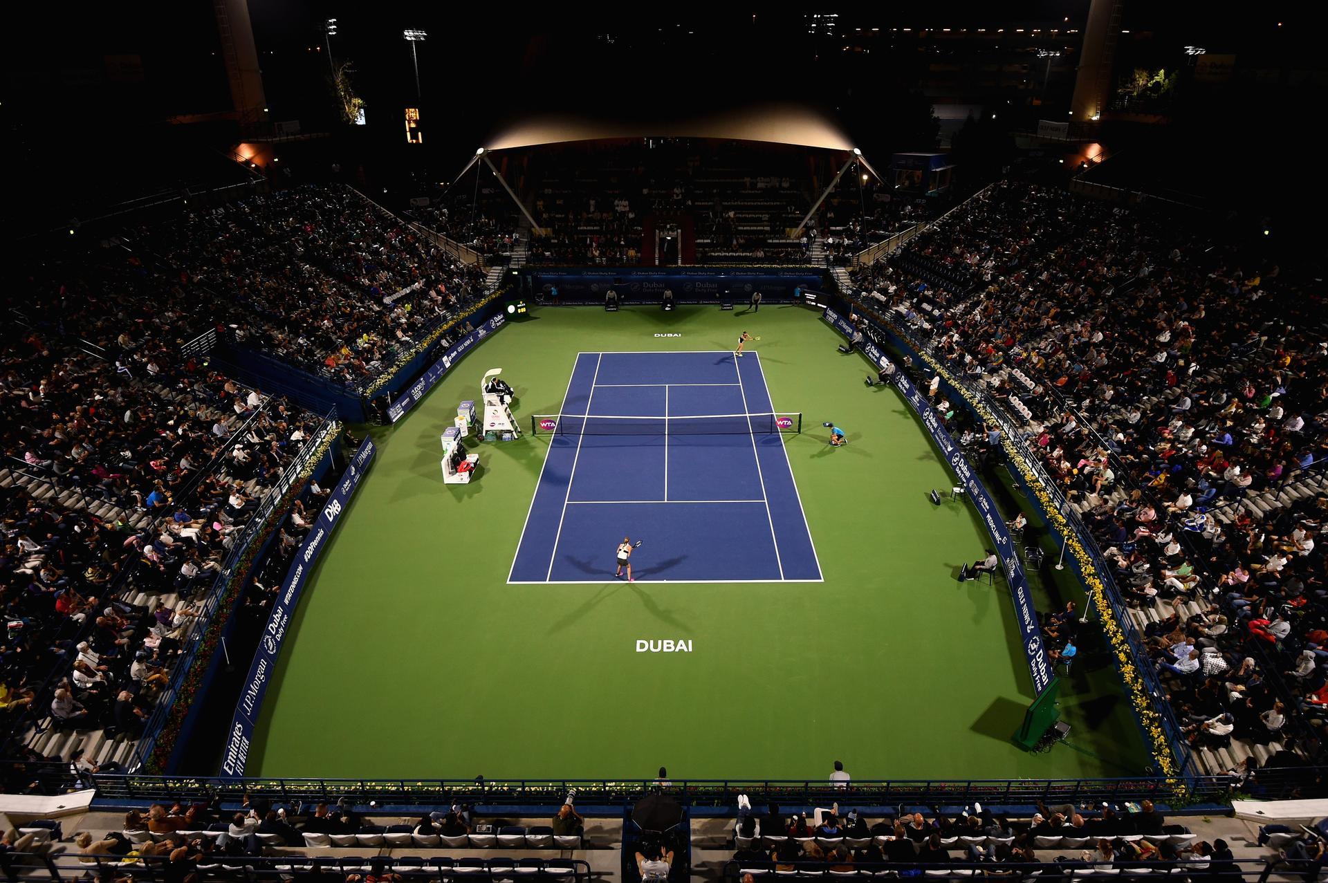 Dubai open ,tennis hi-res stock photography and images - Alamy