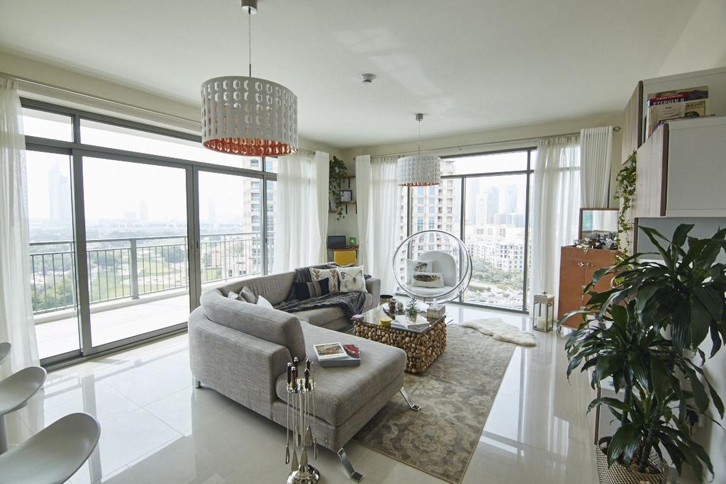 On the market: a two-bedroom apartment in The Greens, Dubai