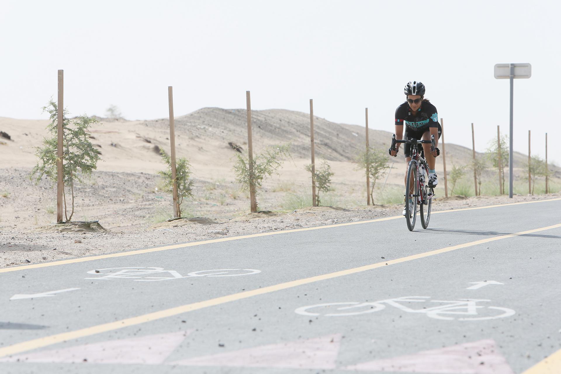 Al Qudra cycle track