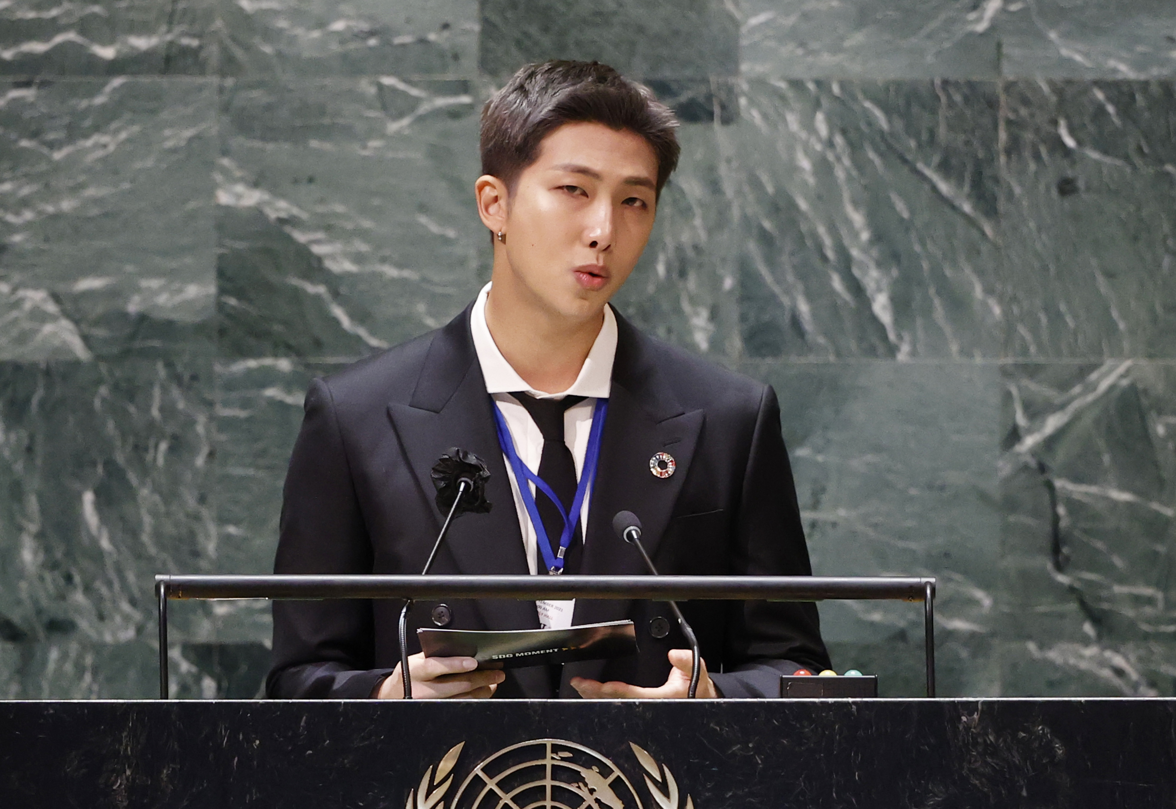 BTS speaks at the United Nations on the environment and our future