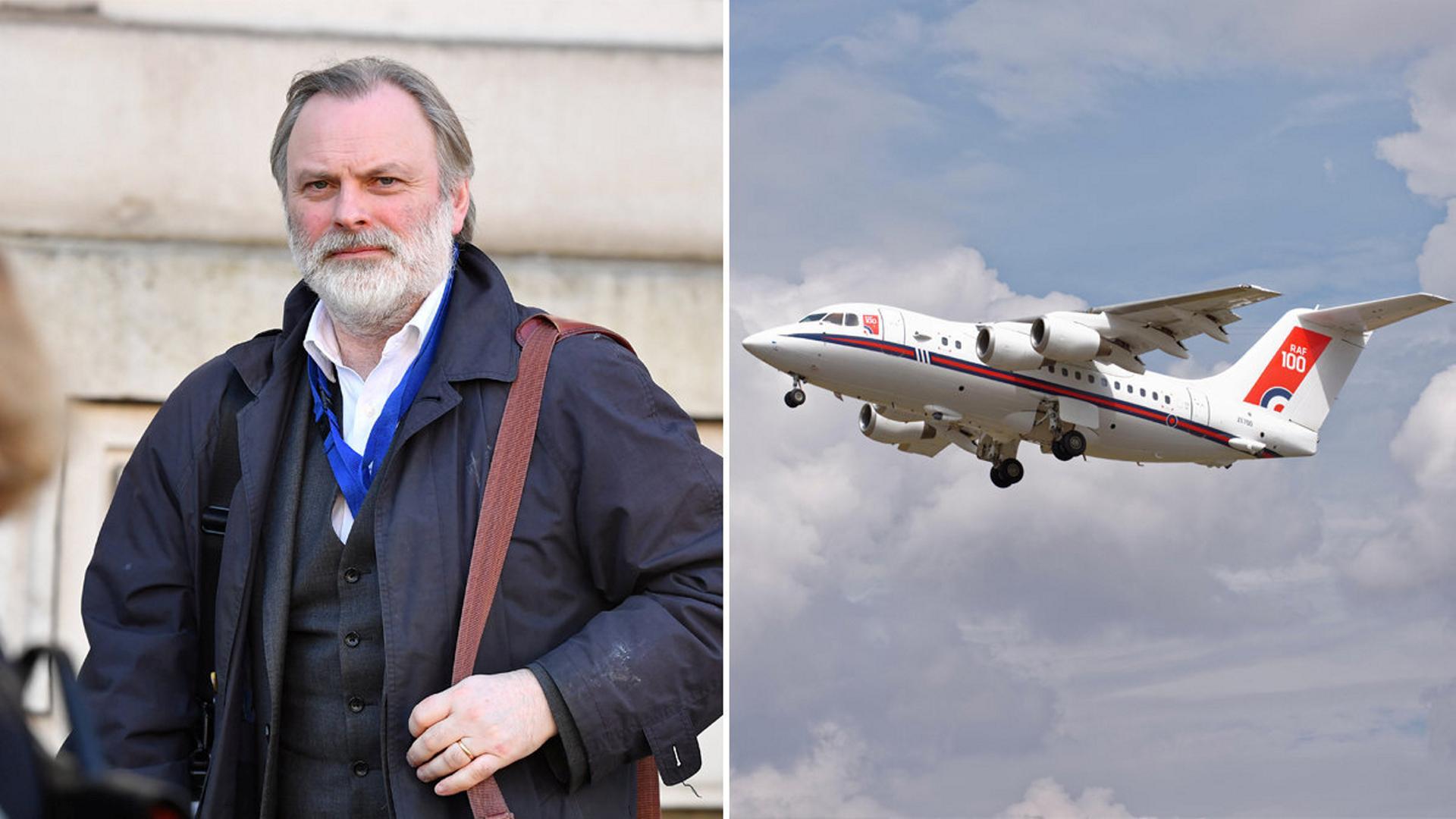 Plane carrying UK government official was nearly hit by rogue drone