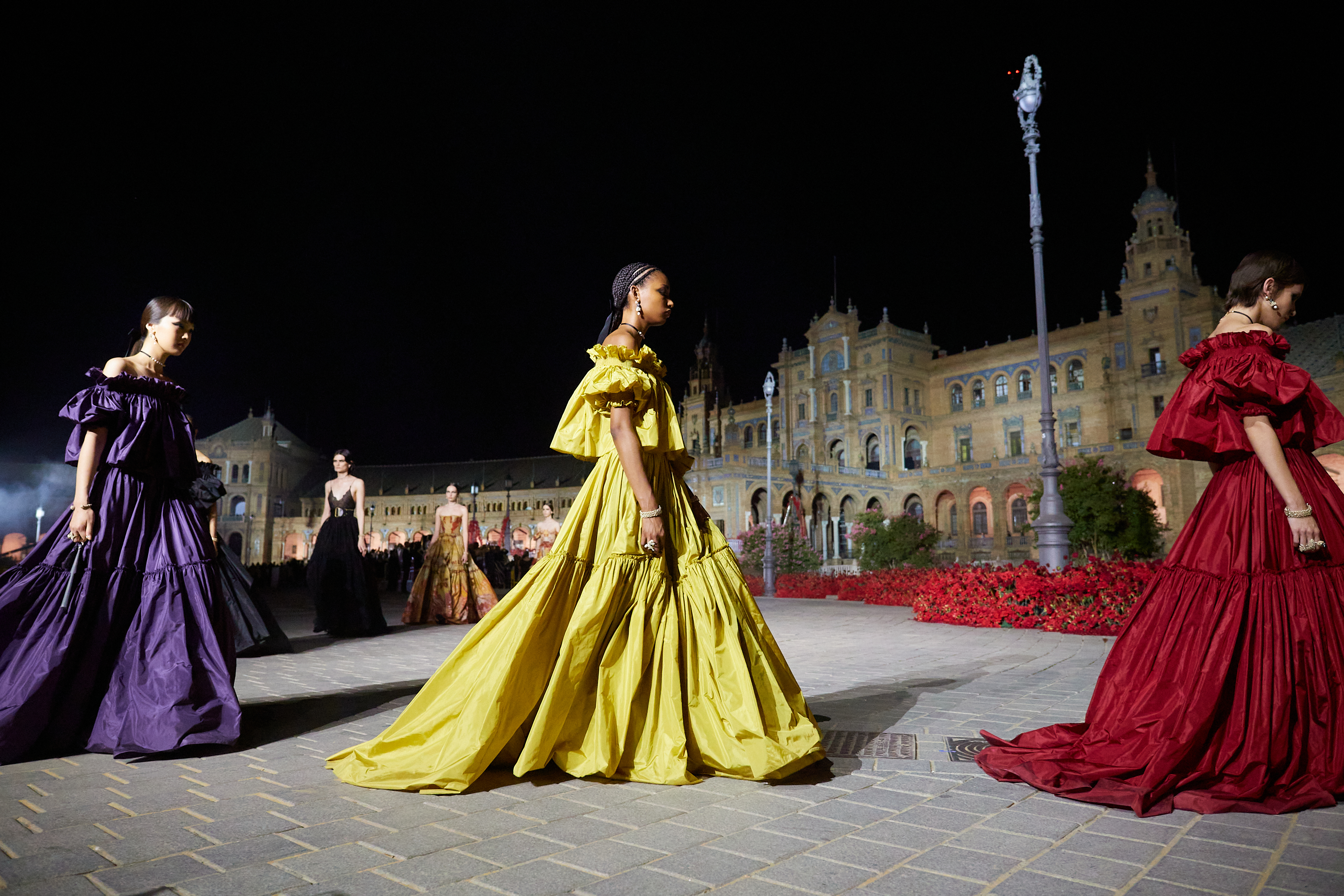Dior show in Spain stuns with colourful celebration of flamenco