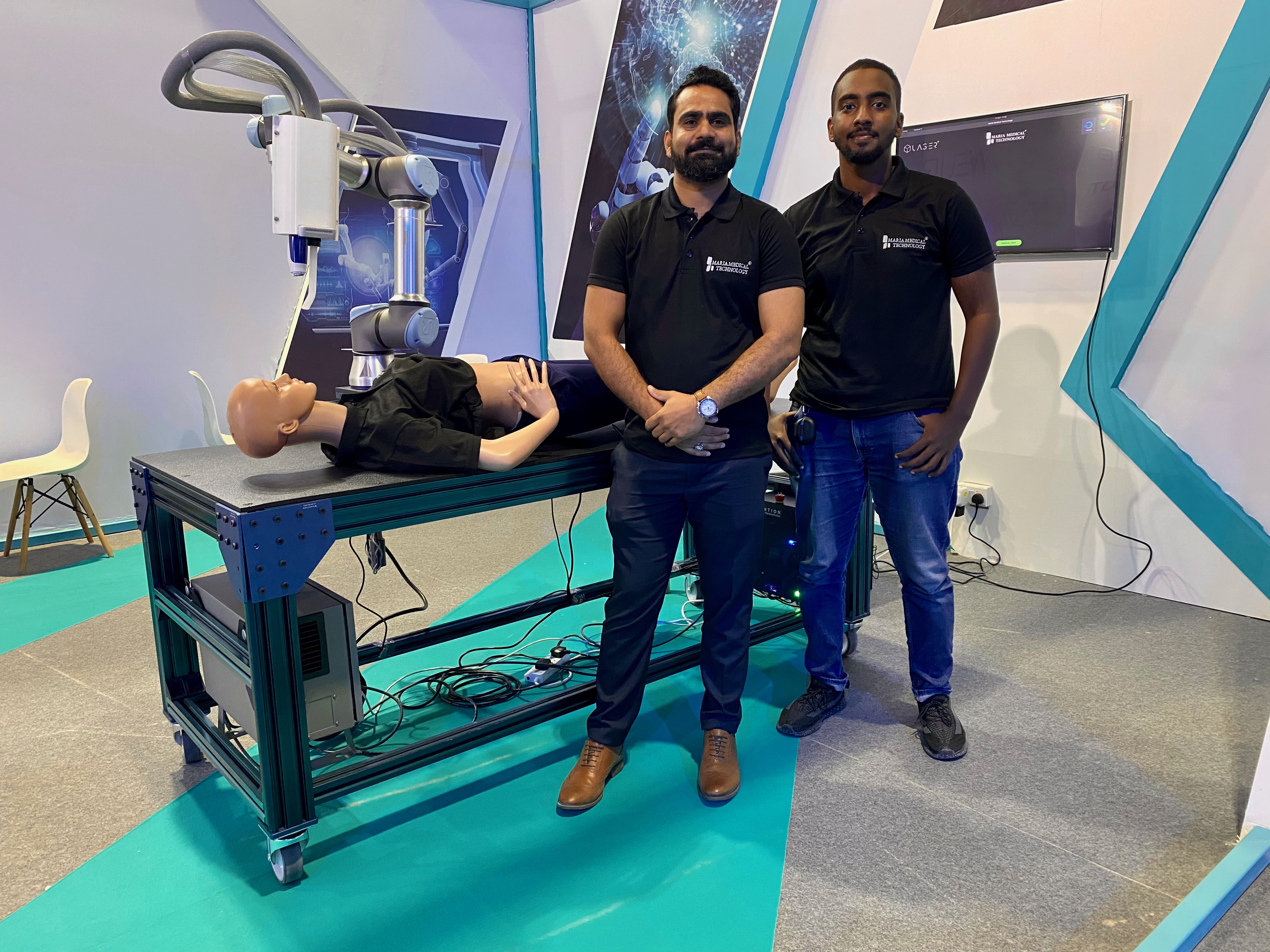 Gitex 2021 laser sharp Sharjah tech company uses AI robots for