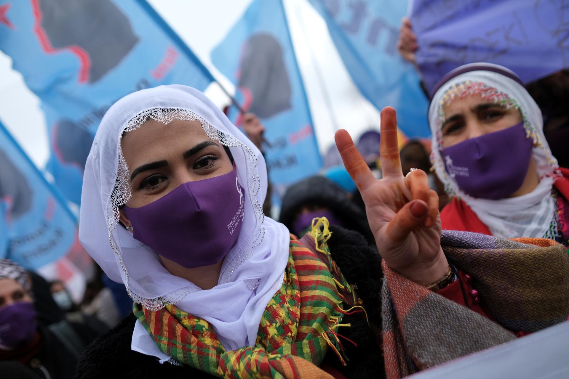 There have been an increasing number of demonstrations against femicide in Turkey. Reuters