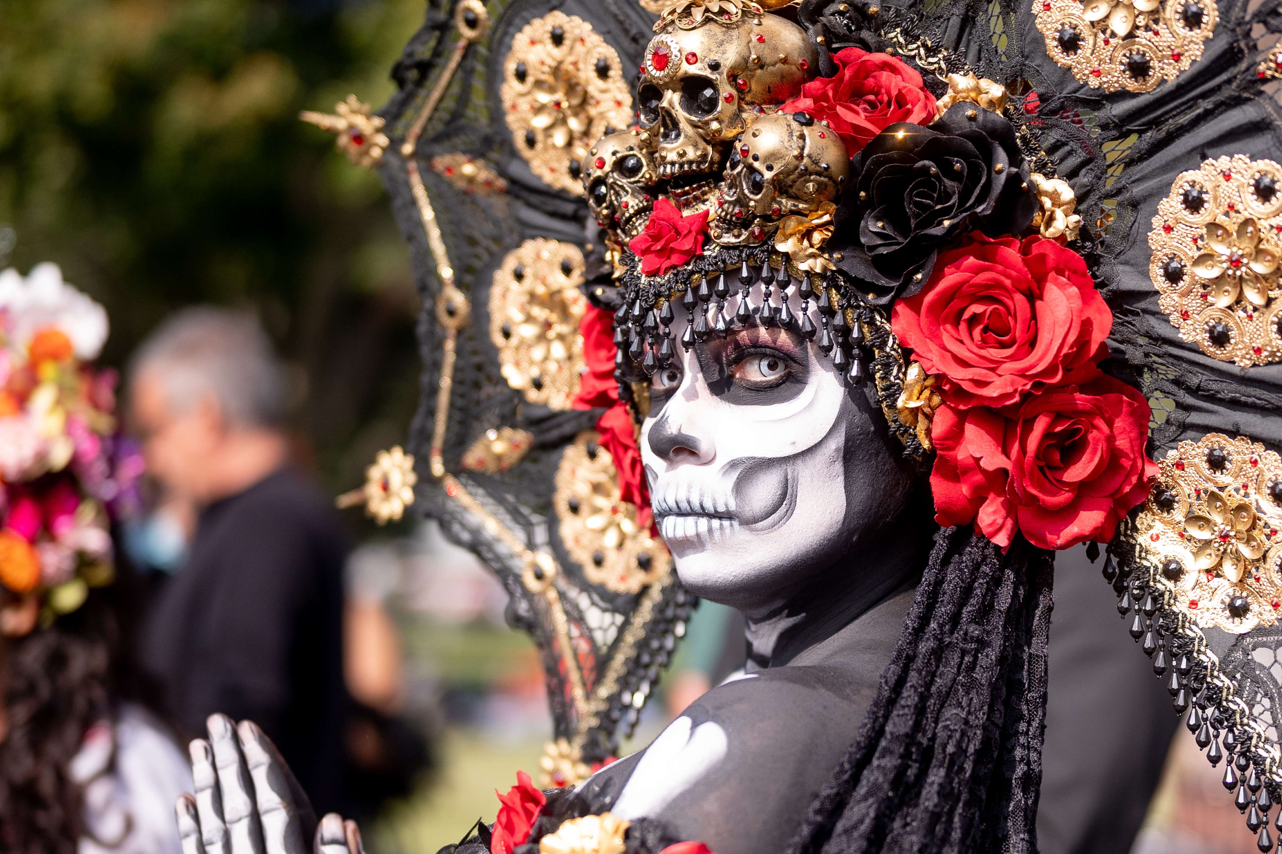 The origins of the Day of the Dead can be traced back thousands of years to the Aztecs. Getty Images
