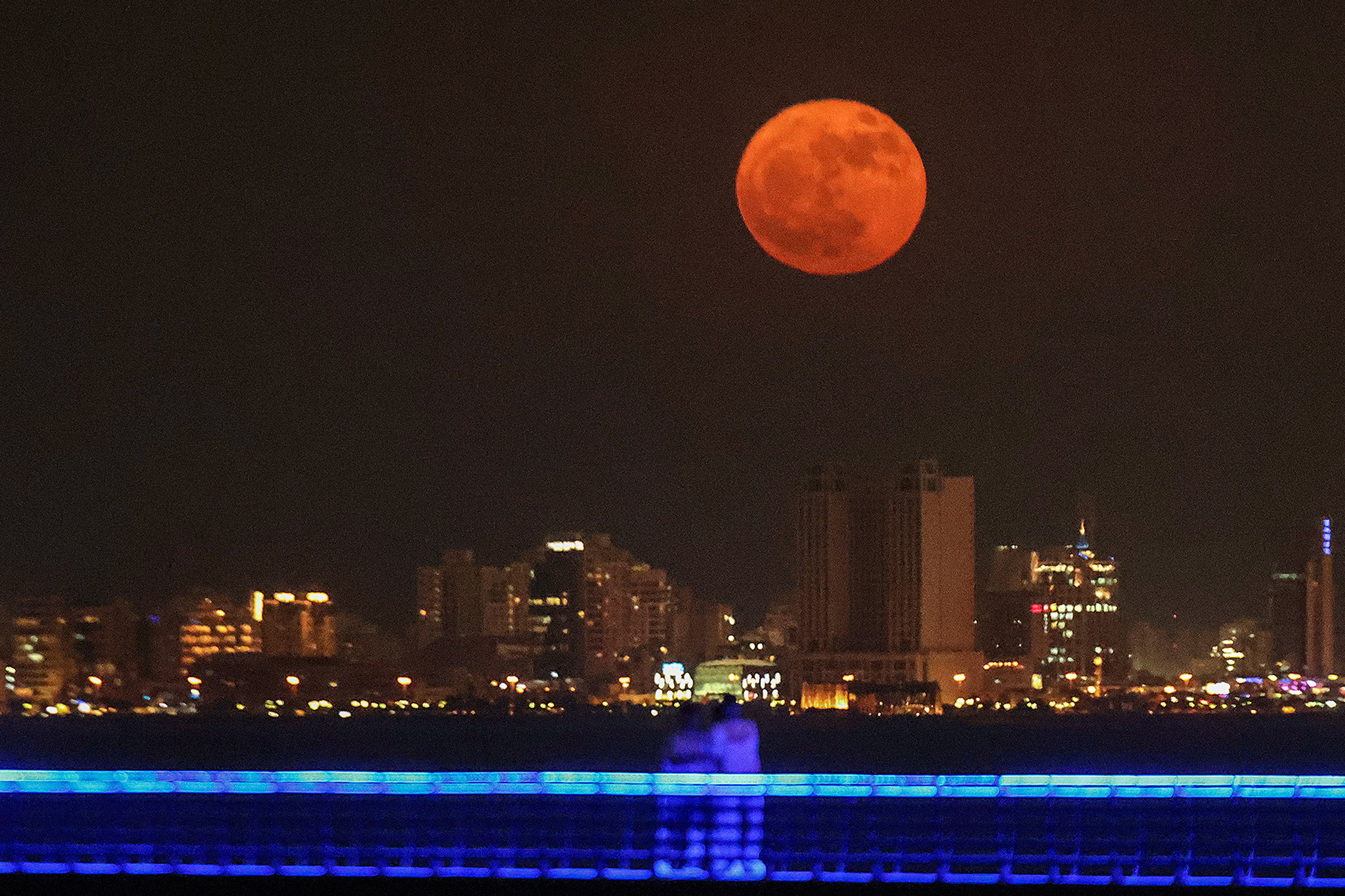 How to watch the August supermoons in the Middle East