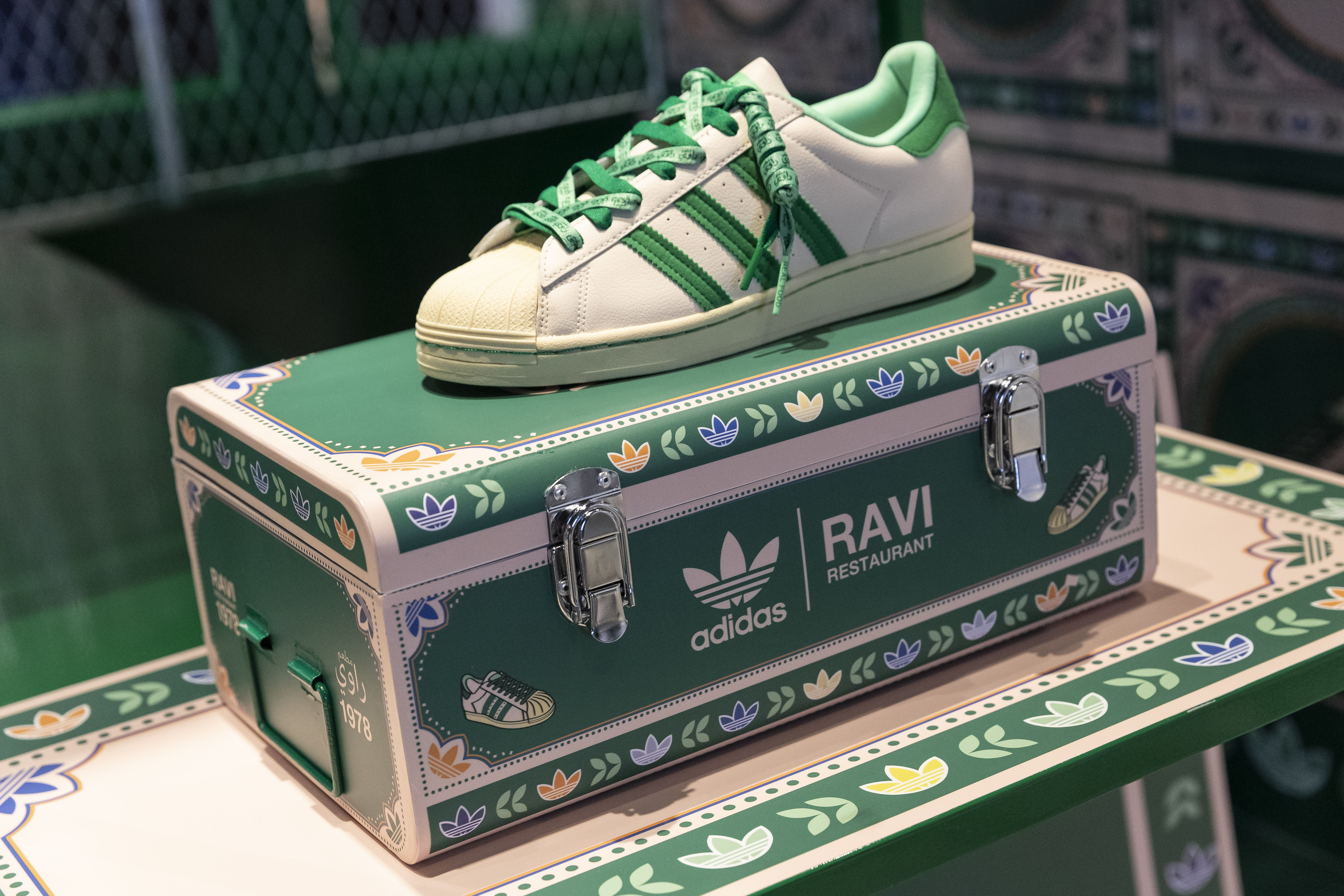 vloot stel voor Tegen de wil Adidas x Ravi Restaurant trainers advertised for up to Dh44,000 on resale  sites