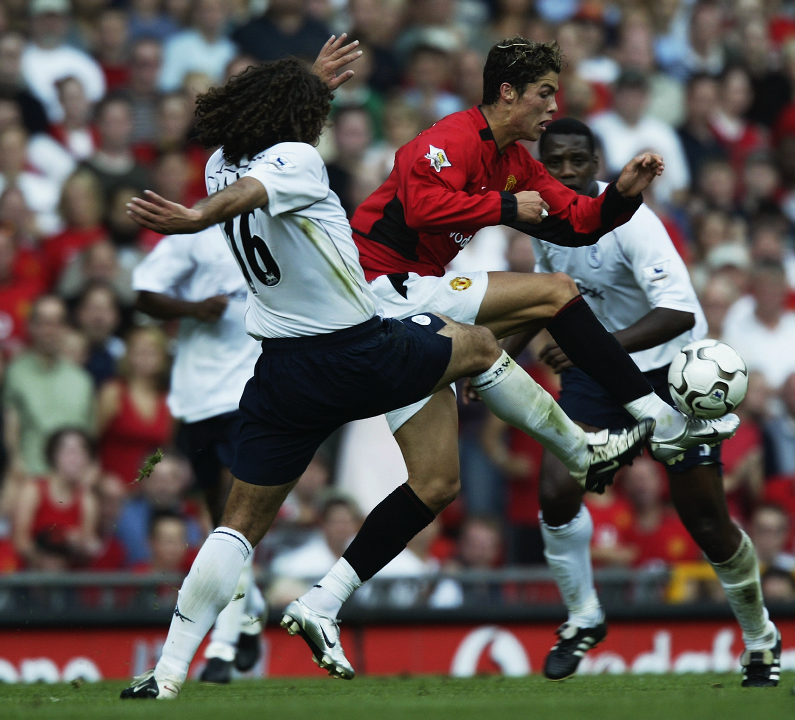 Cristiano Ronaldo's Man Utd team-mates from 2003 debut included