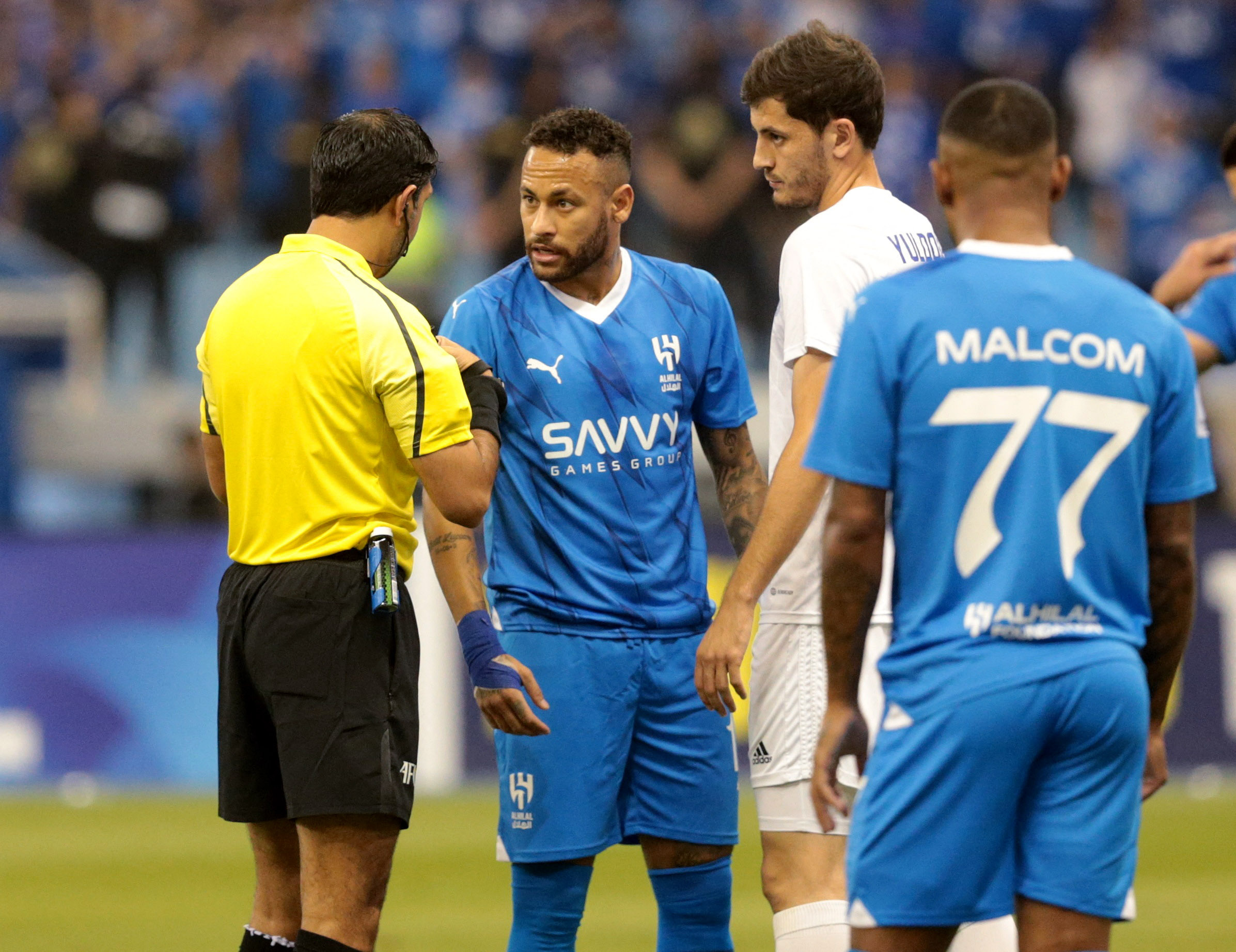 Neymar loses cool on AFC Champions League debut for Al-Hilal