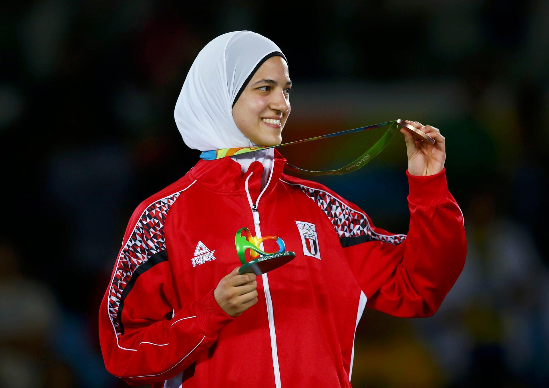 Hijab, Leggings, and Long-sleeves Won't Hinder Egyptian Beach Volleyball  Player's Olympic Performance