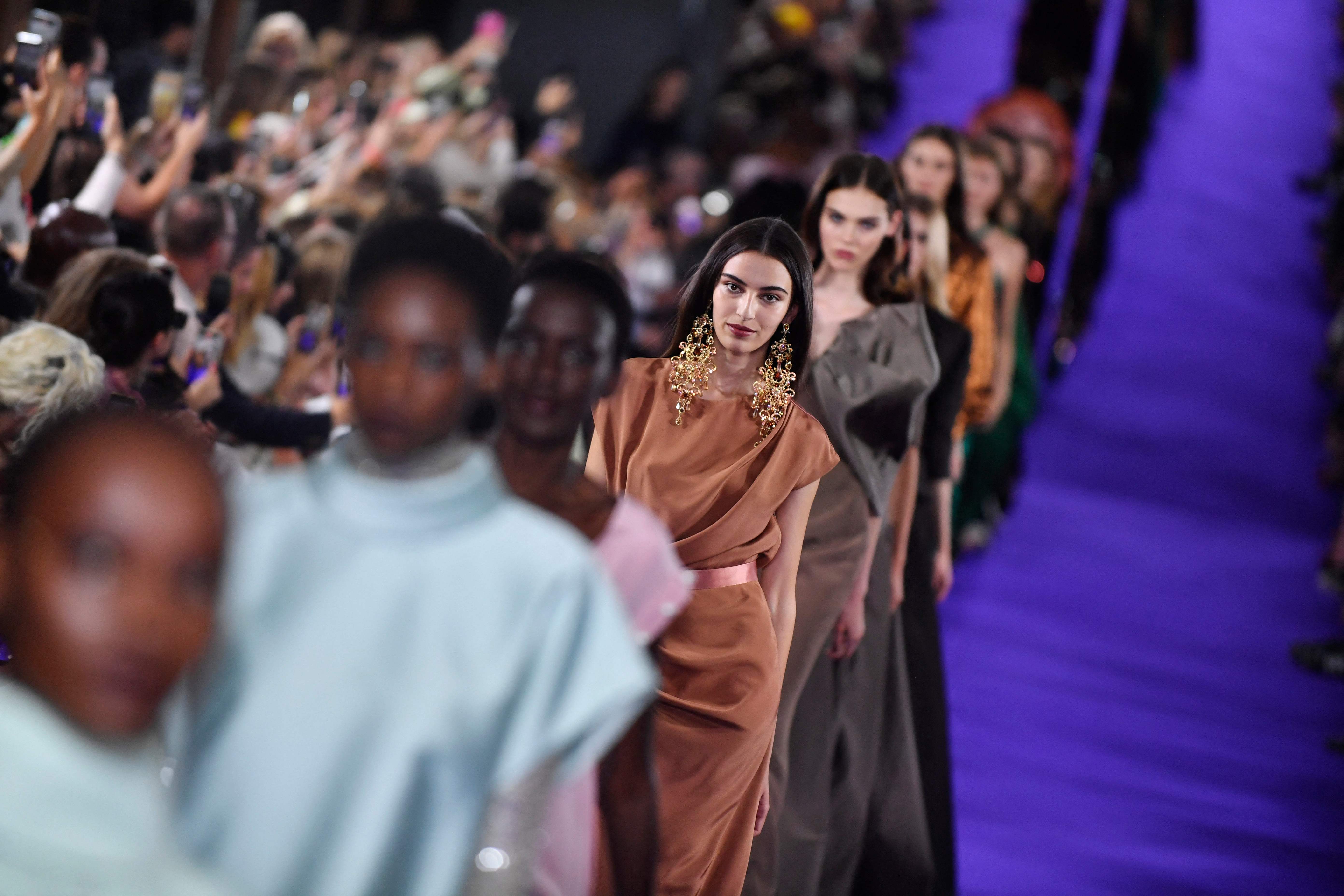 Saudi model Amira Al-Zuhair attends LVMH Prize's cocktail party in Paris