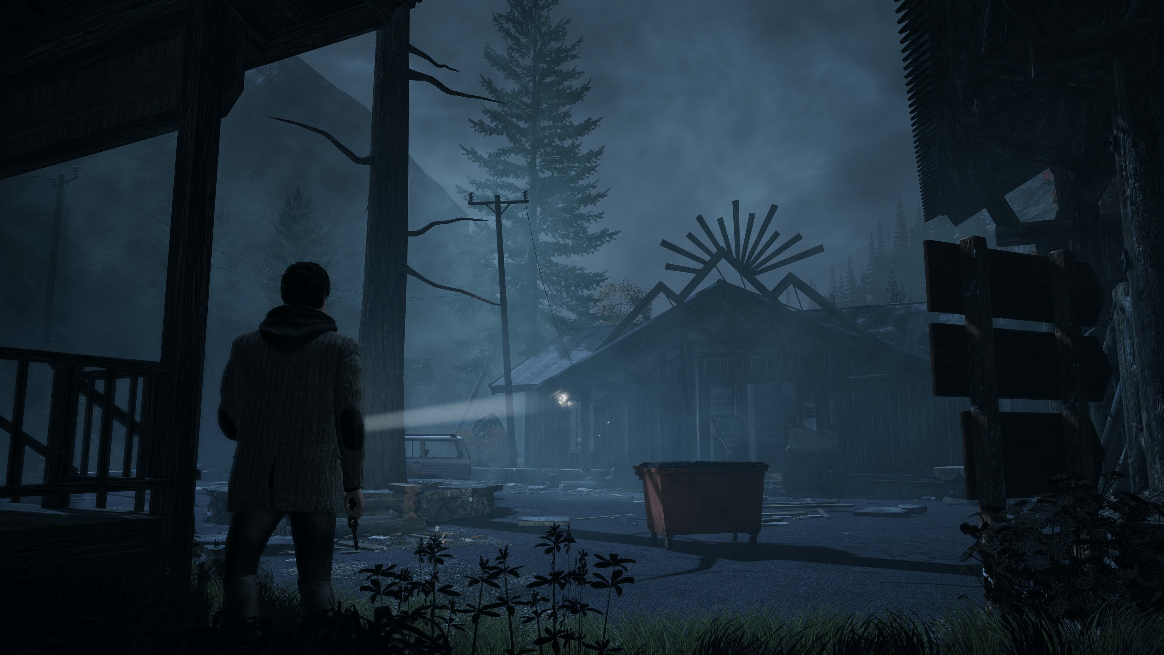 Alan Wake Remastered Switch gameplay