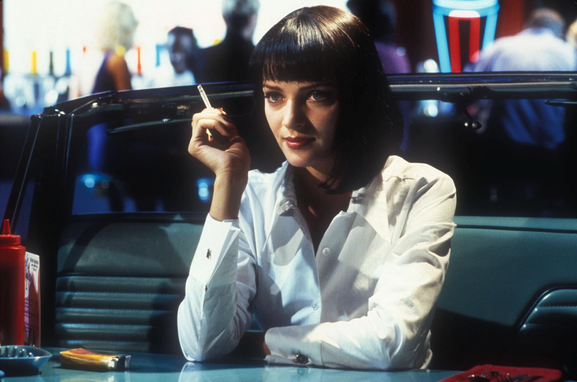 Uma Thurman: If further proof was needed that the bob is one of the most timeless looks, Thurman’s hairstyle as Mia Wallace in 1994’s ‘Pulp Fiction’ never fails to make the 'most memorable movie hairstyle lists'. Shutterstock