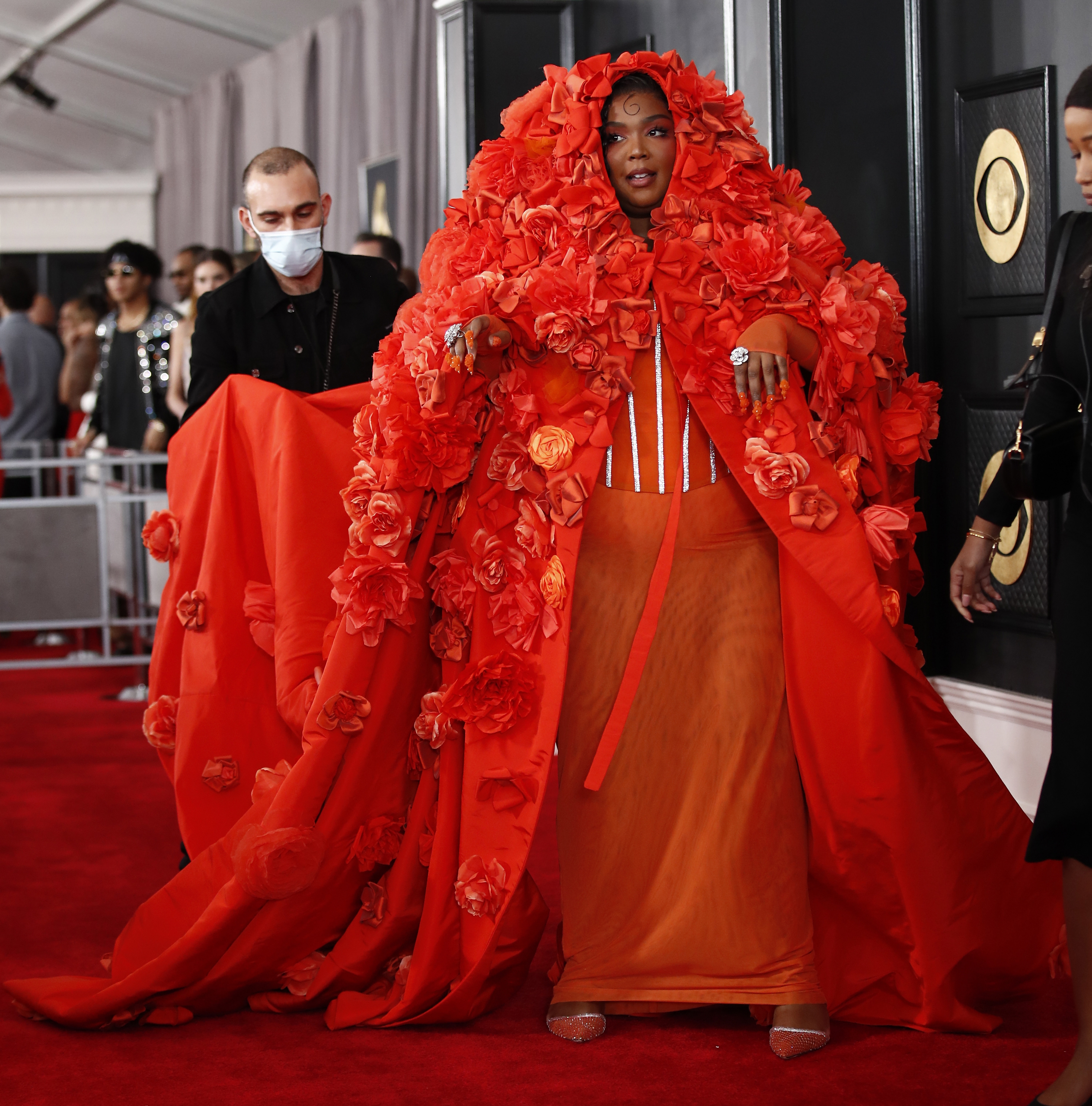 Grammys 2023 Pharell Williams Red Tracksuit