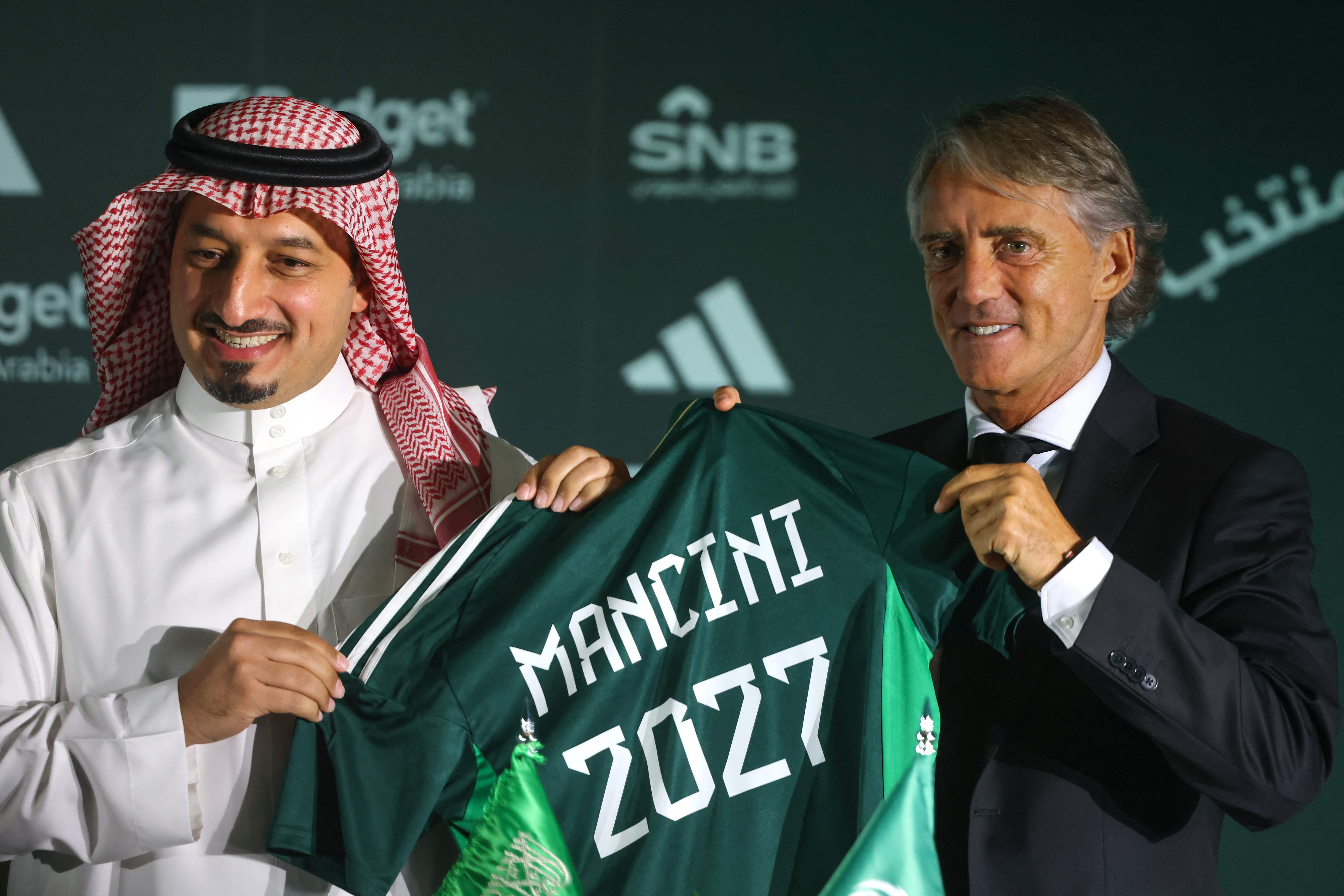 Roberto Mancini appointed Saudi Arabia coach 2 weeks after