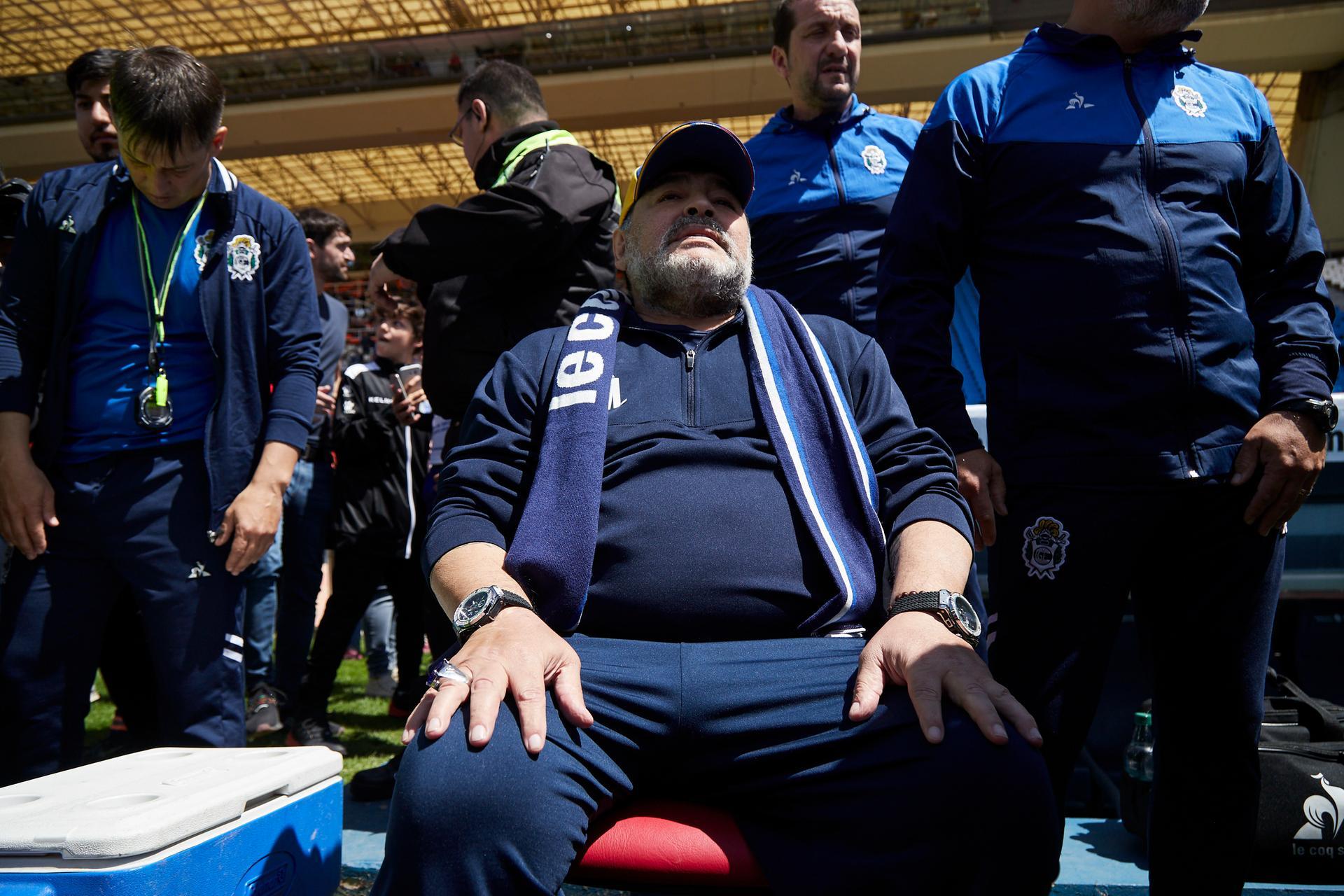 Diego Maradona stays as Gimnasia manager following outcry by fans