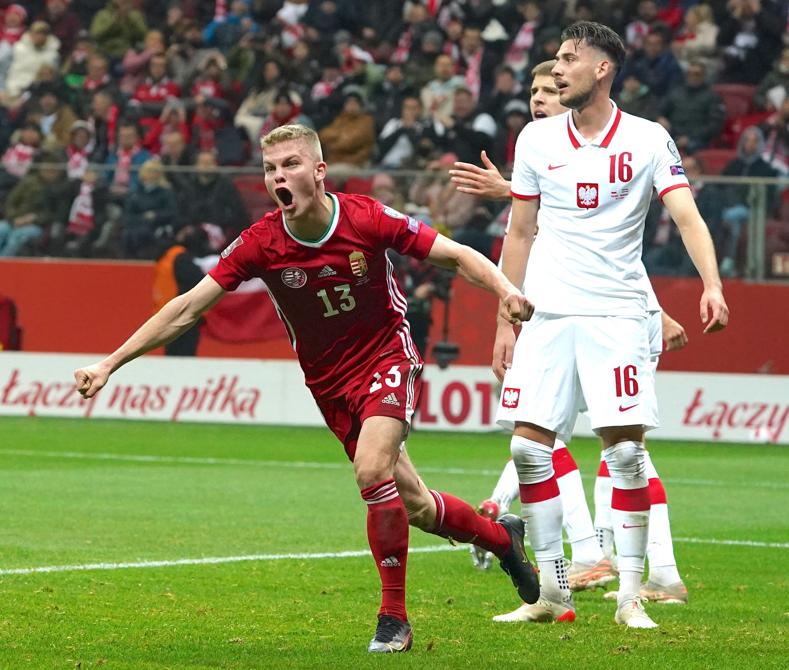 Doha, Qatar. 22nd Nov, 2022. Soccer: World Cup, Mexico - Poland,  Preliminary Round, Group C, Matchday 1, Stadium 974, Robert Lewandowski of  Poland walks across the field after exchanging team pennants. Credit: