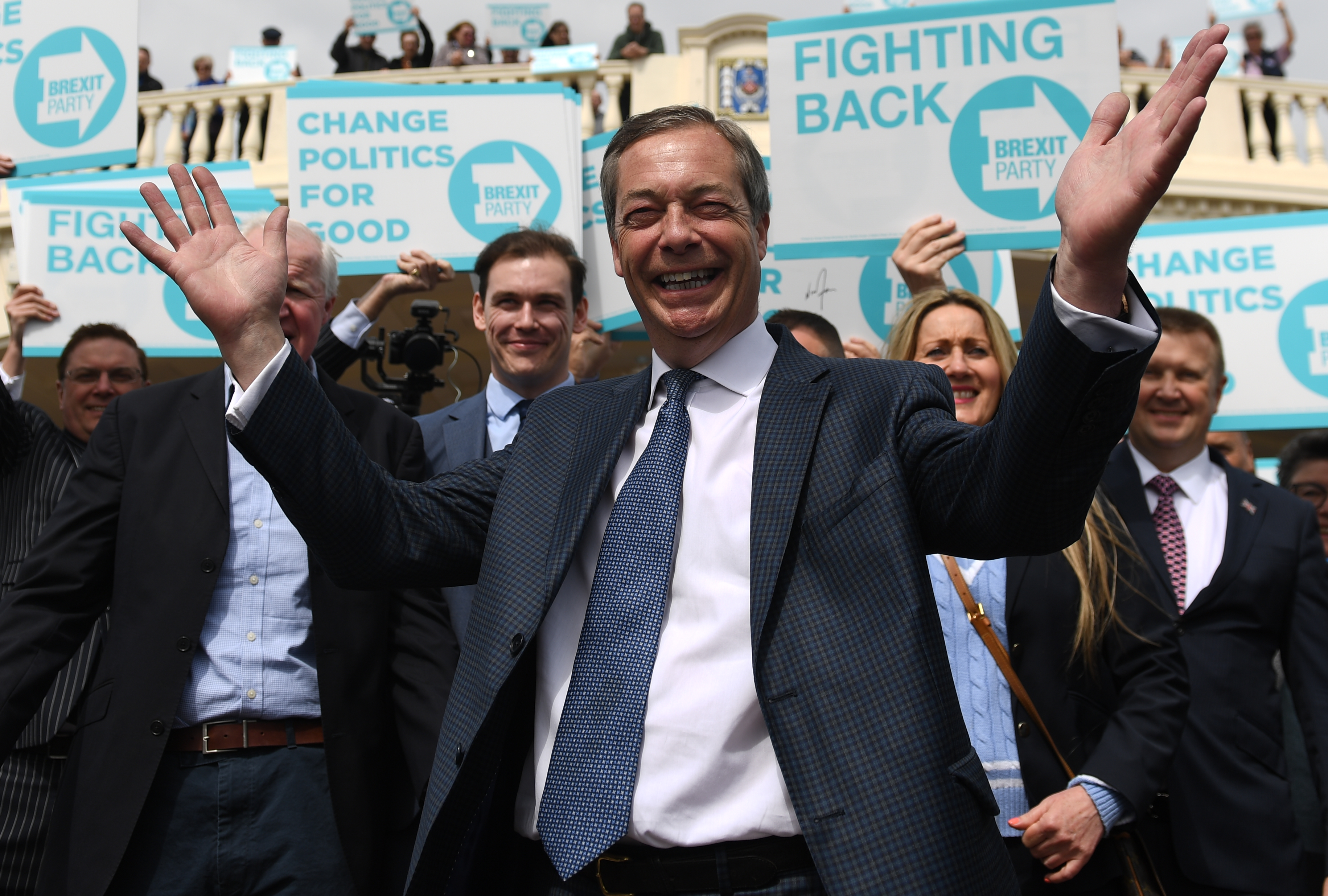 Former Brexit Party leader Nigel Farage says bank accounts closed