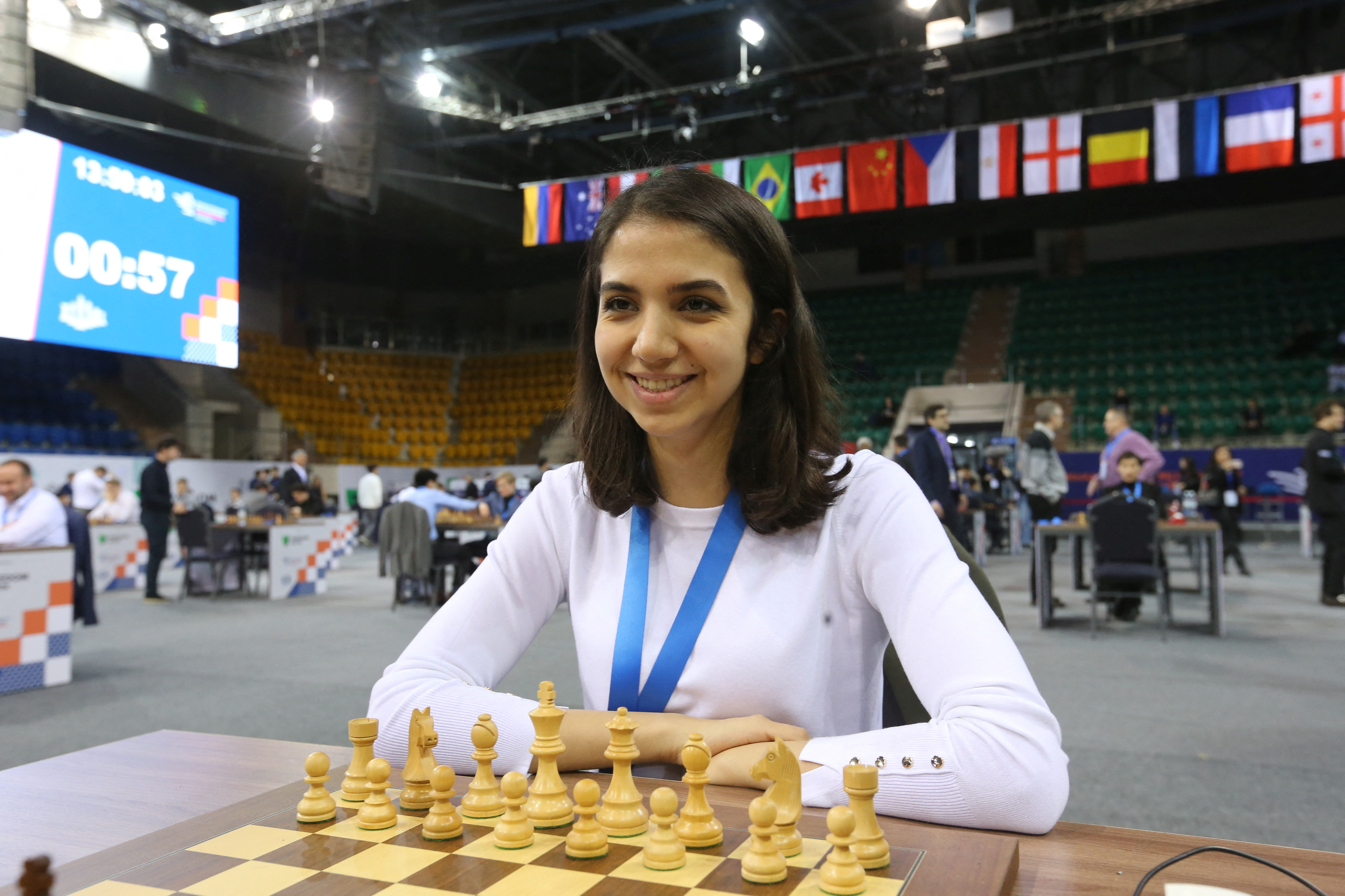 Iranian chess player 'not myself' with hijab on