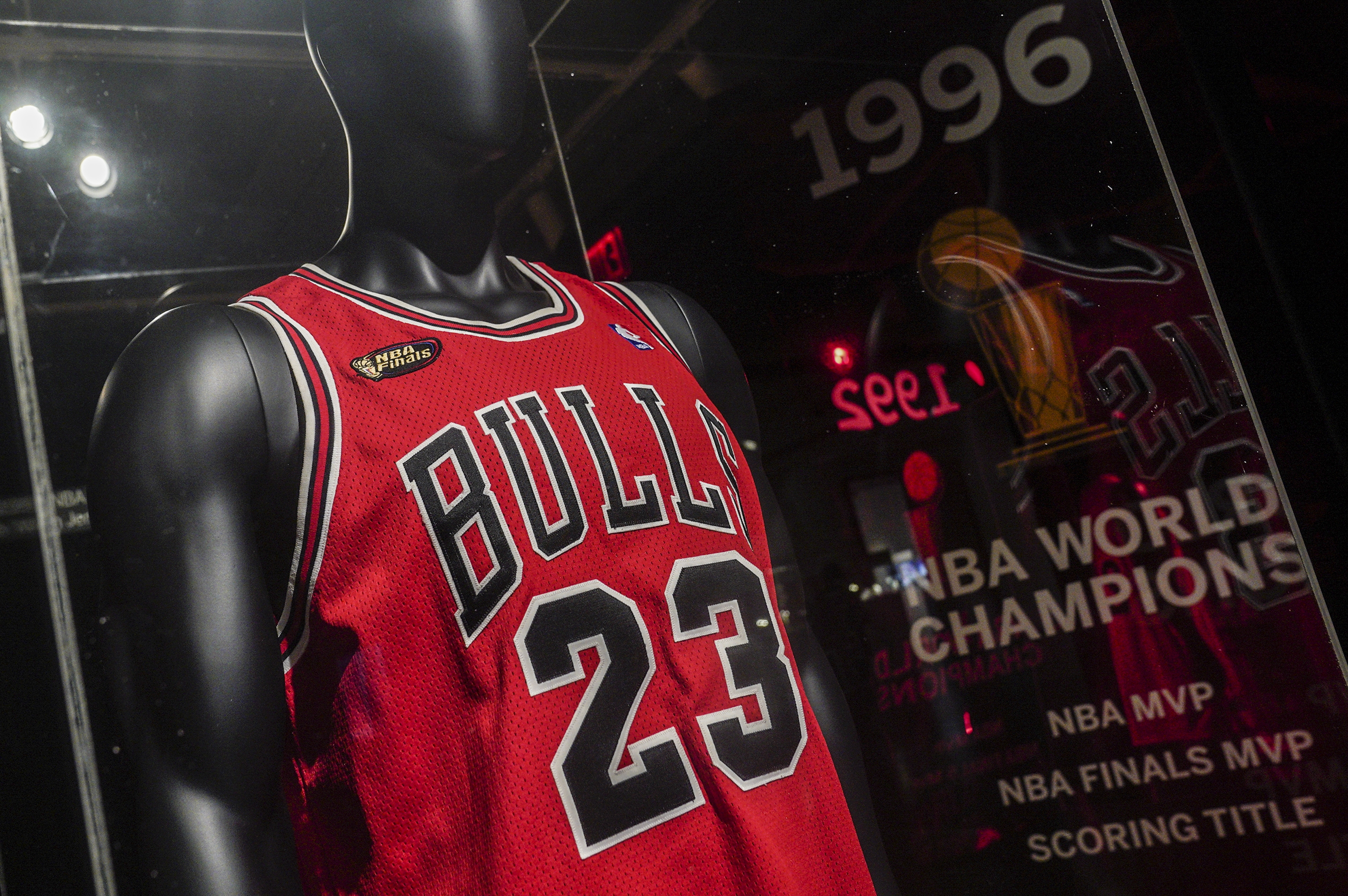 Michael Jordan's NBA Finals jersey nets record $10.1m at auction