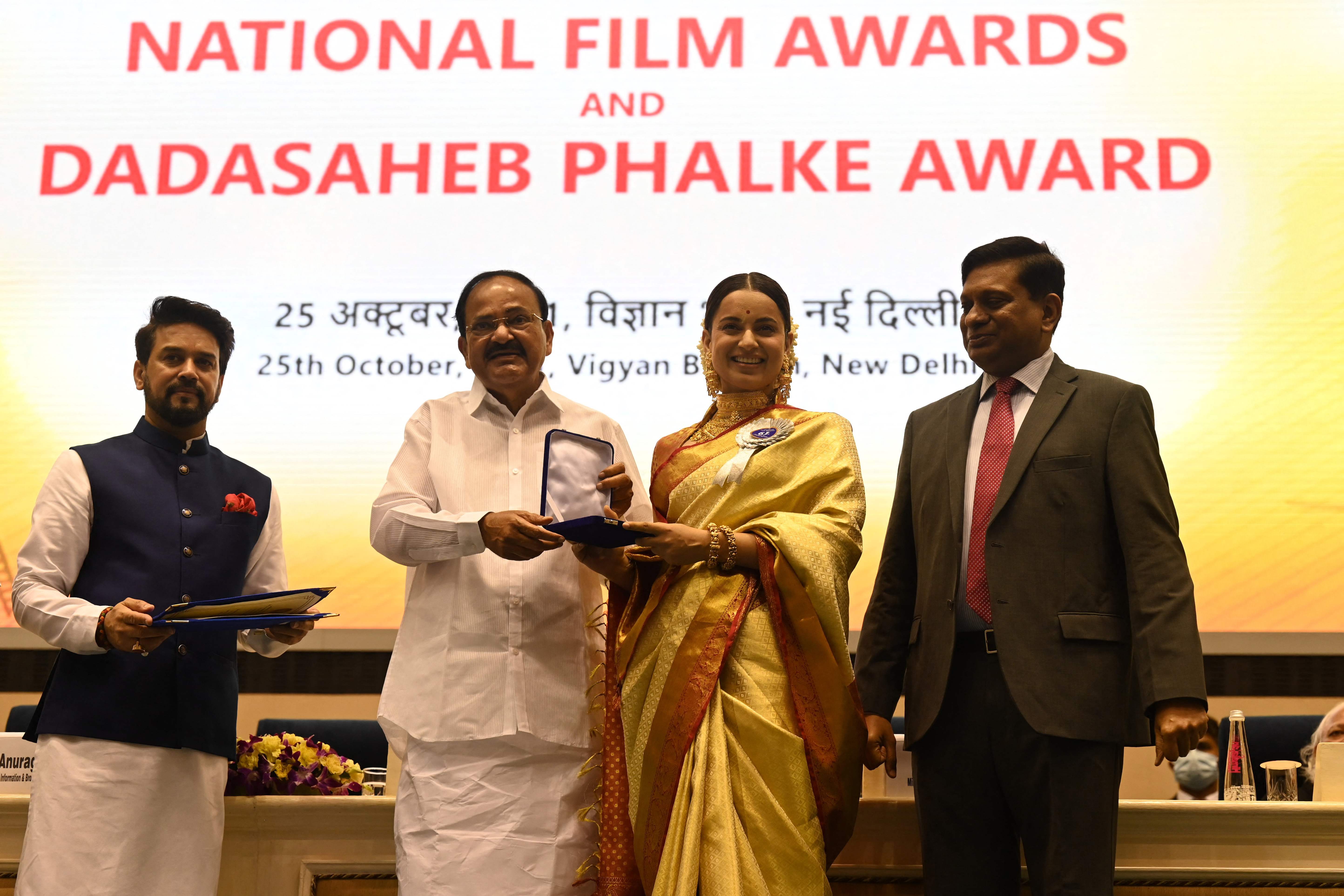 Superstar Rajinikanth and others honoured at India s National Film Awards The National