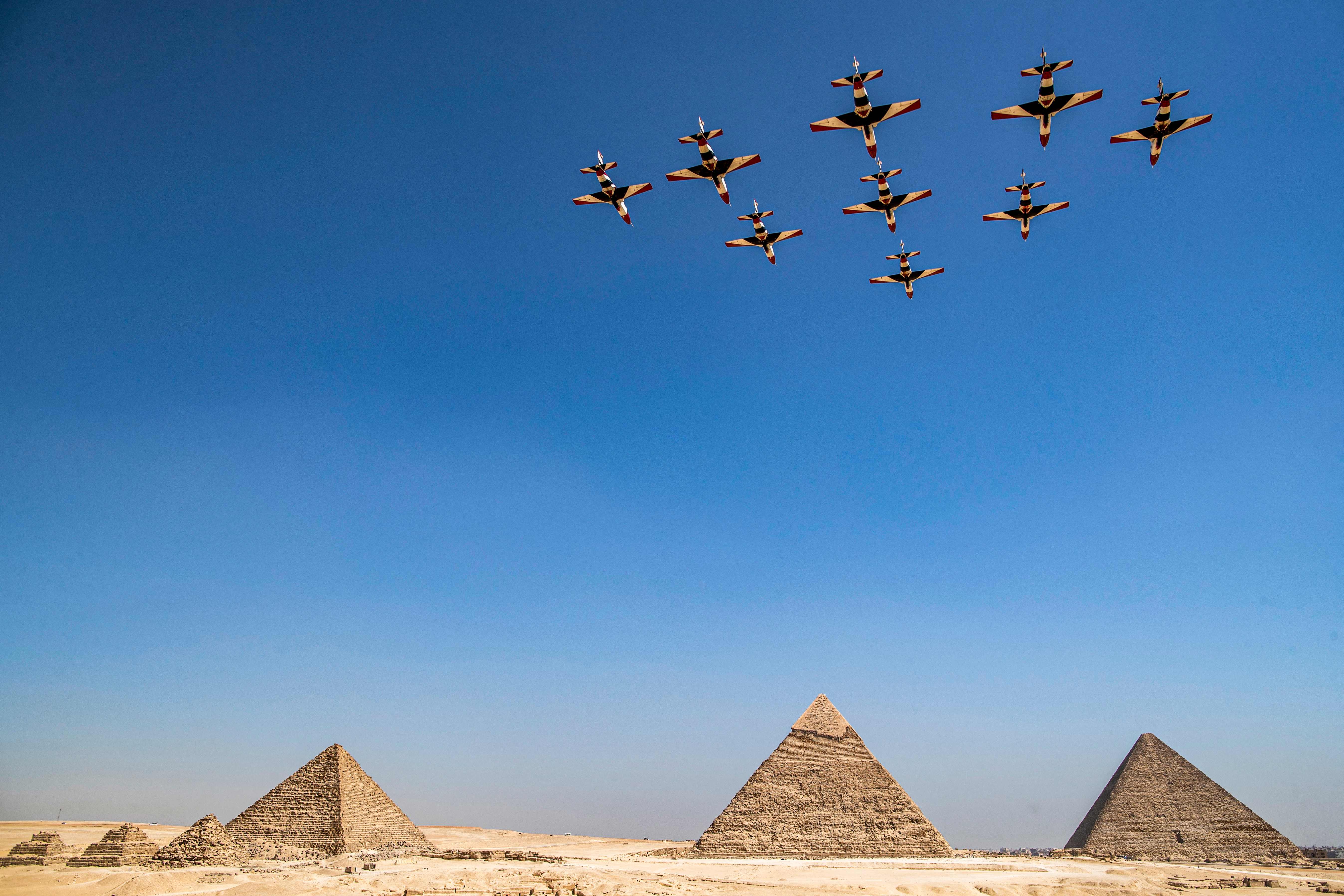 Flying Pyramids