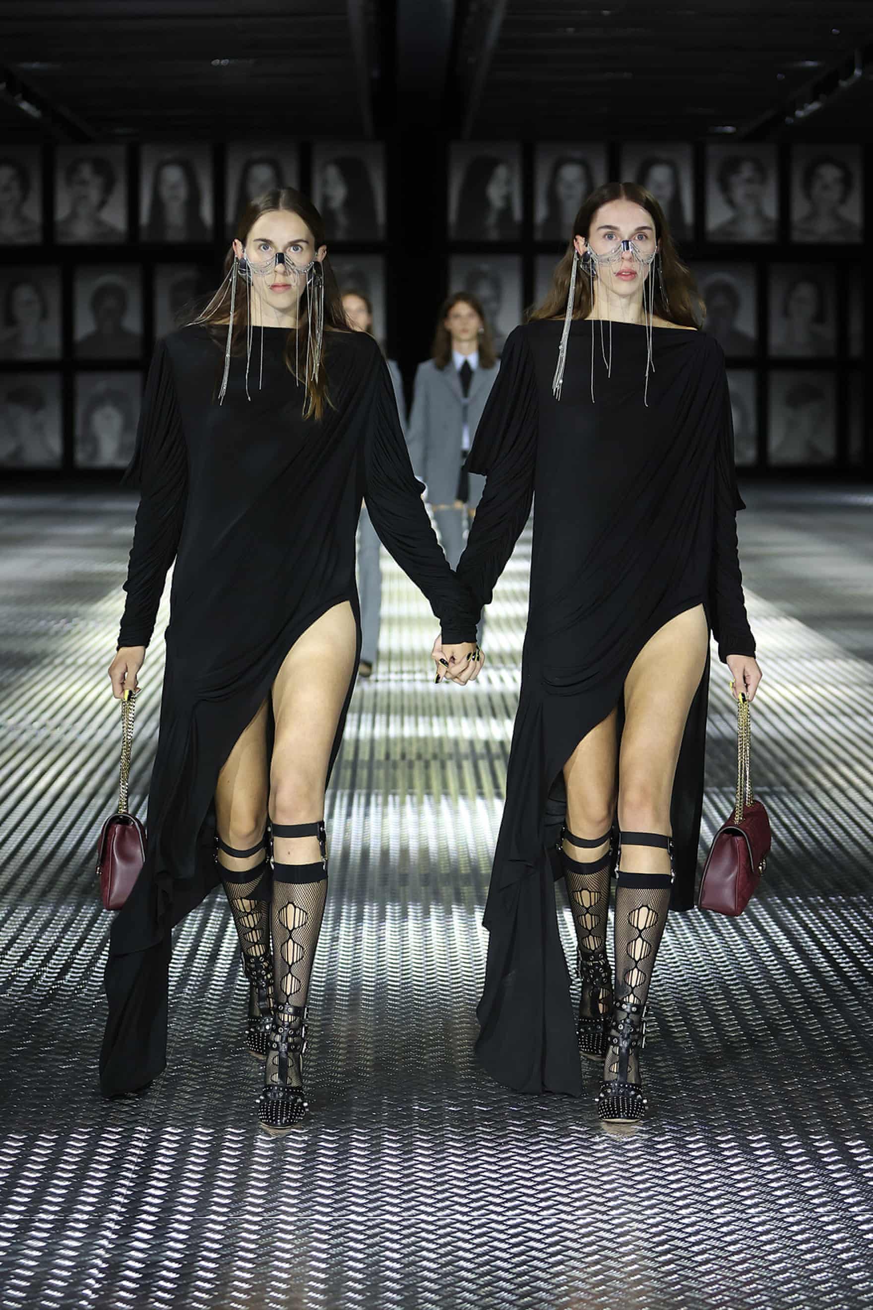Gucci's Spring 2023 Runway Show Takes Twinning to a New Level