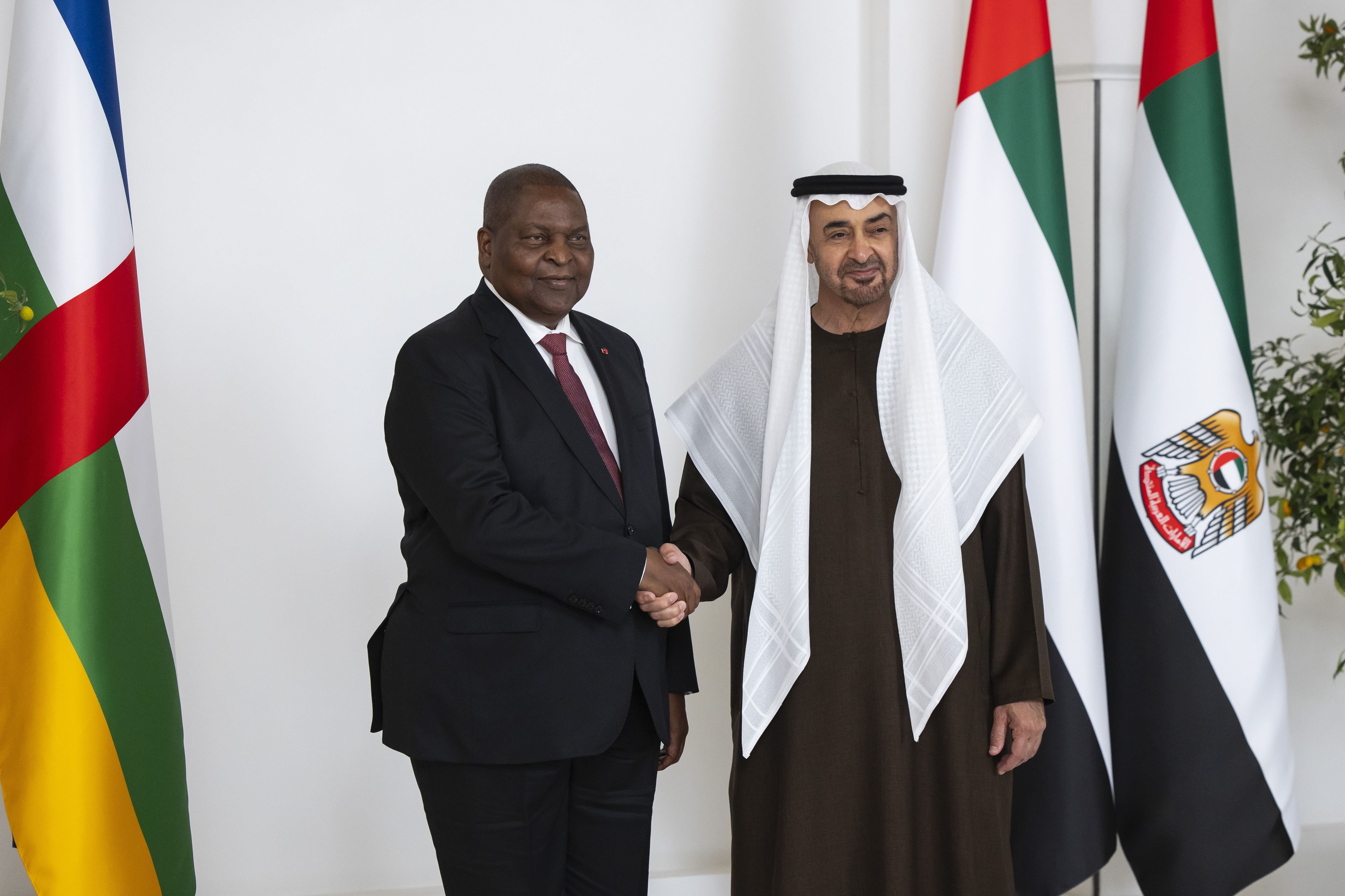 President Sheikh Mohamed meets Central African Republic leader as Cepa is  signed | The National