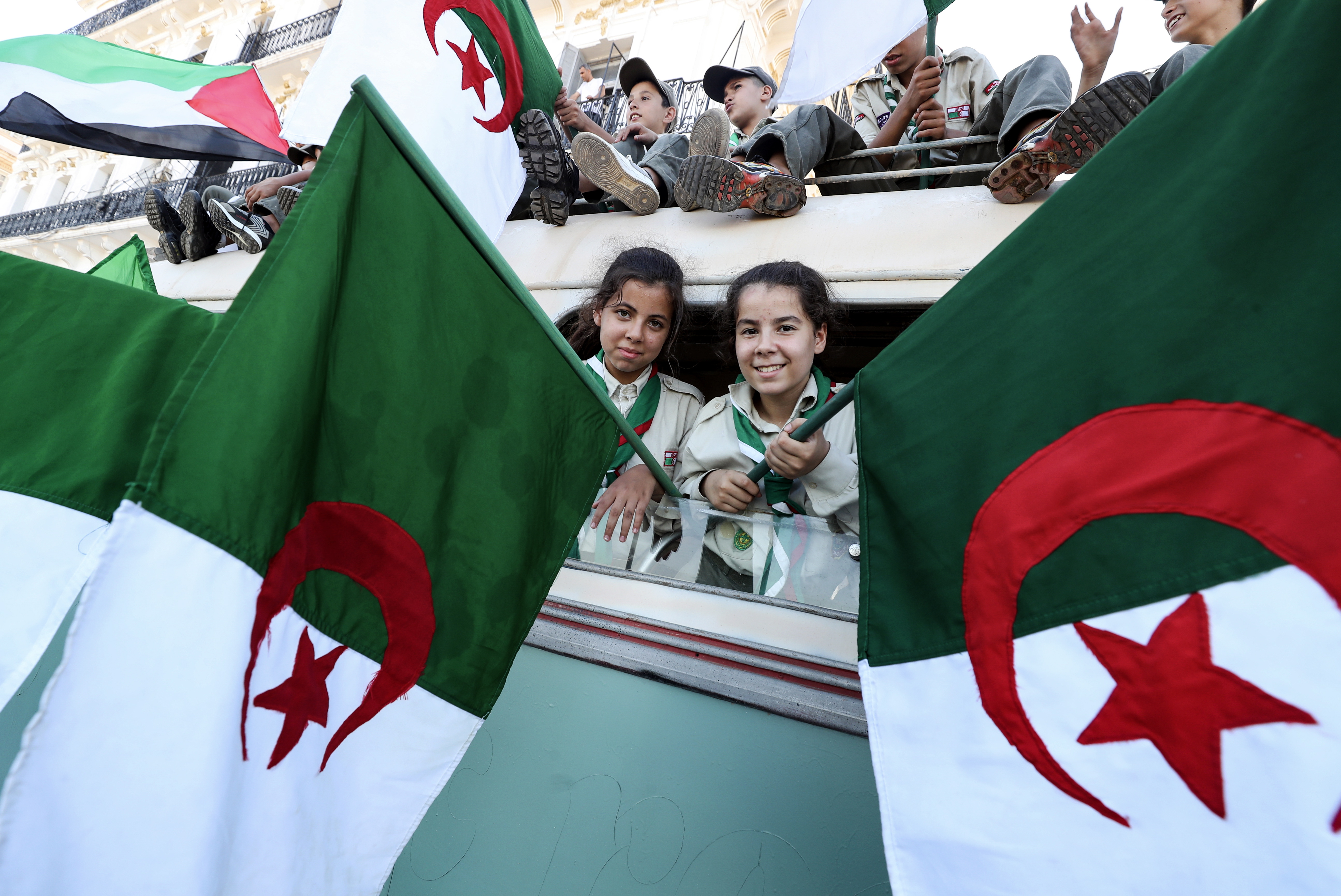 Algerians take to the streets to celebrate Independence Day - in pictures | The National