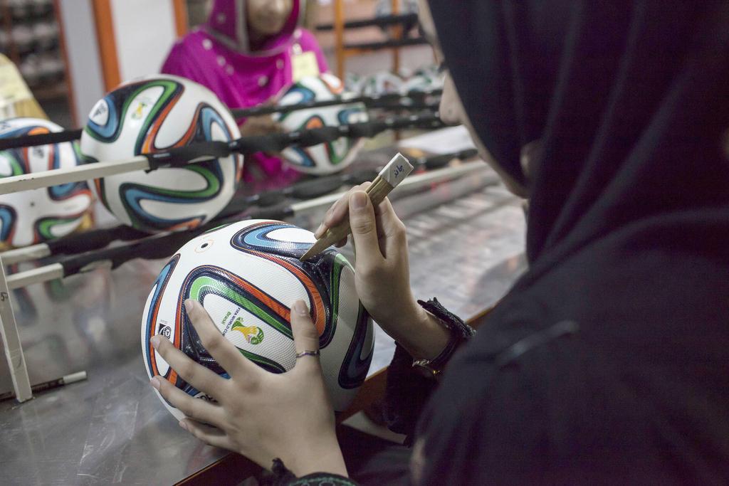 In pictures: Making the official Fifa World Cup 2014 Adidas Brazuca football