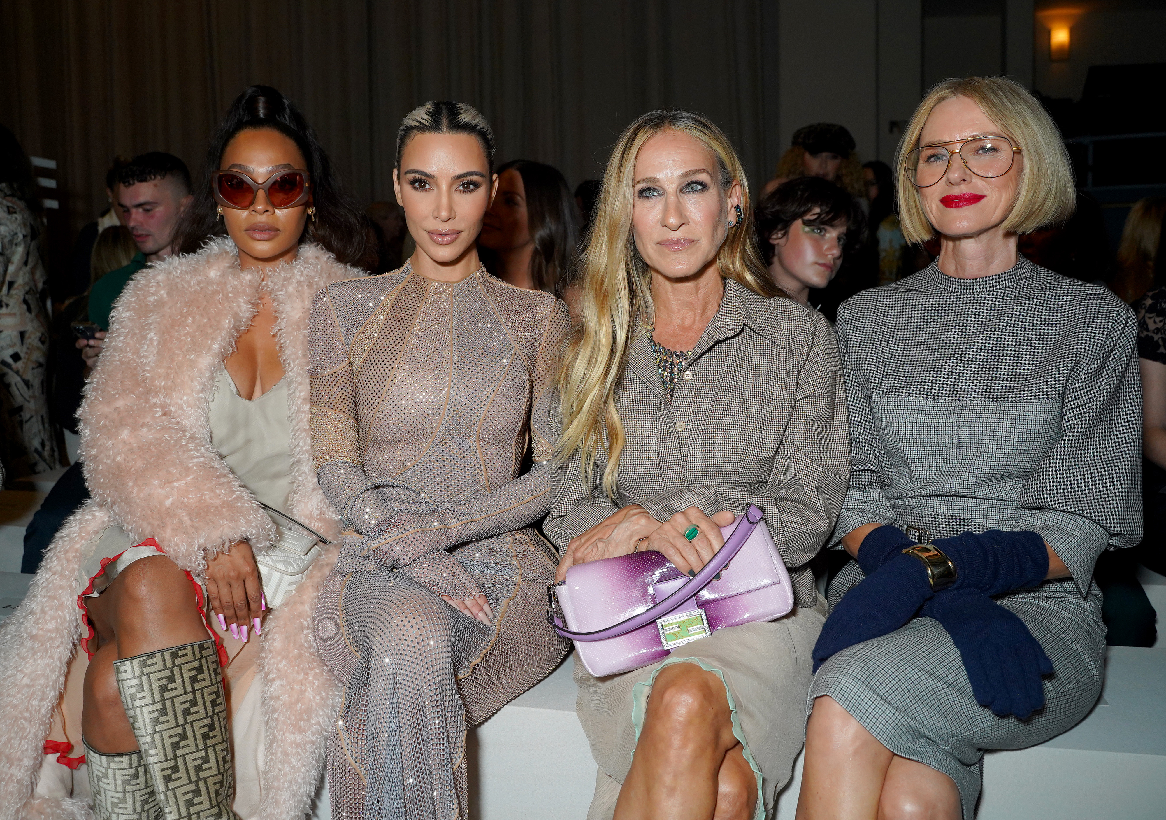 Celebrities at New York Fashion Week, from Kim Kardashian to Harnaaz Sandhu