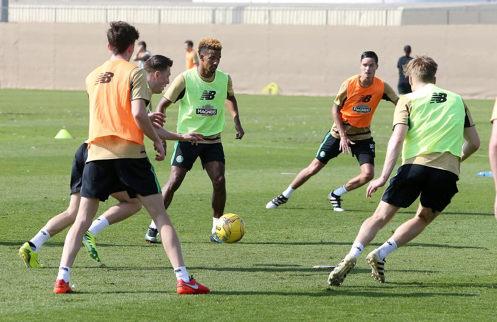 Celtic With A Burj Khalifa Backdrop Take Part In Dubai Training Camp In Pictures