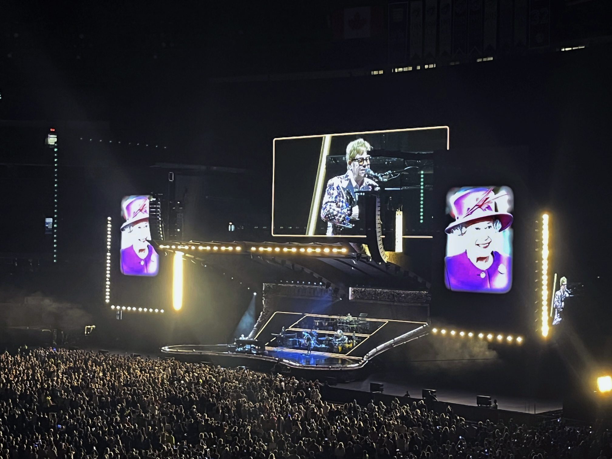 Elton John and Harry Styles Pay Tribute to Queen Elizabeth During Concerts