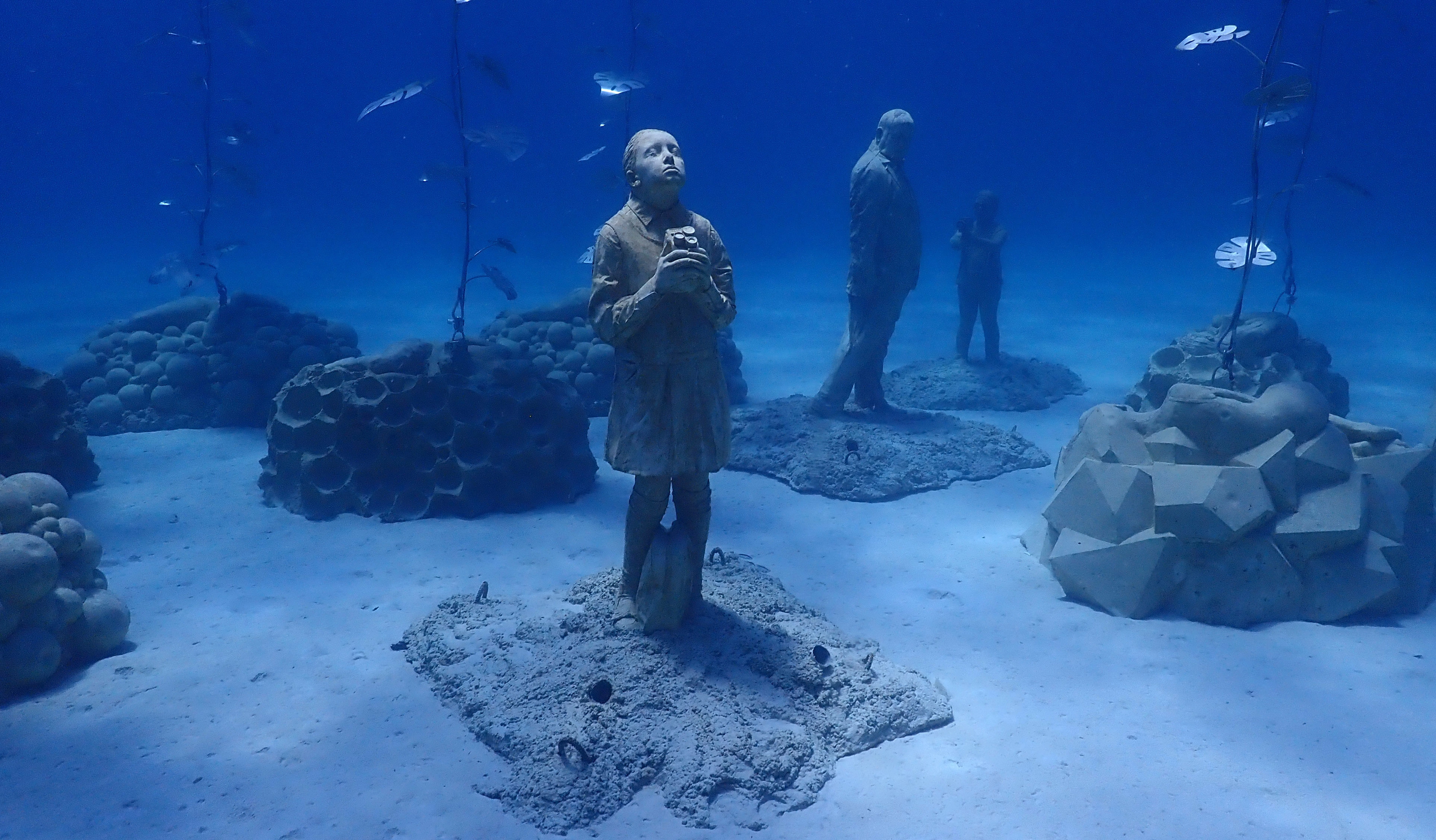 Cyprus opens underwater sculpture museum in a bid to attract diving tourists