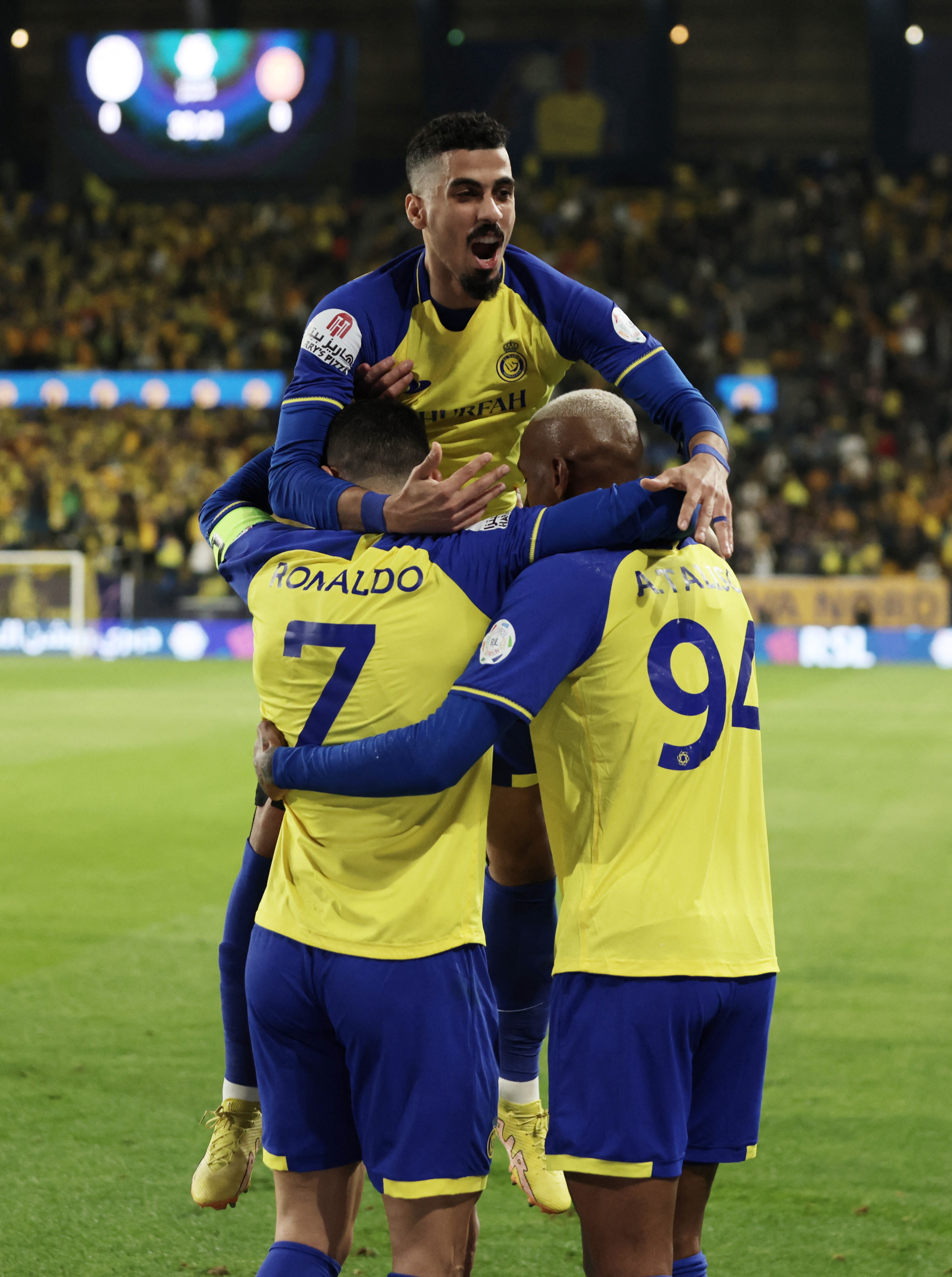 Cristiano Ronaldo's overhead kick attempt on his debut for Al-Nassr