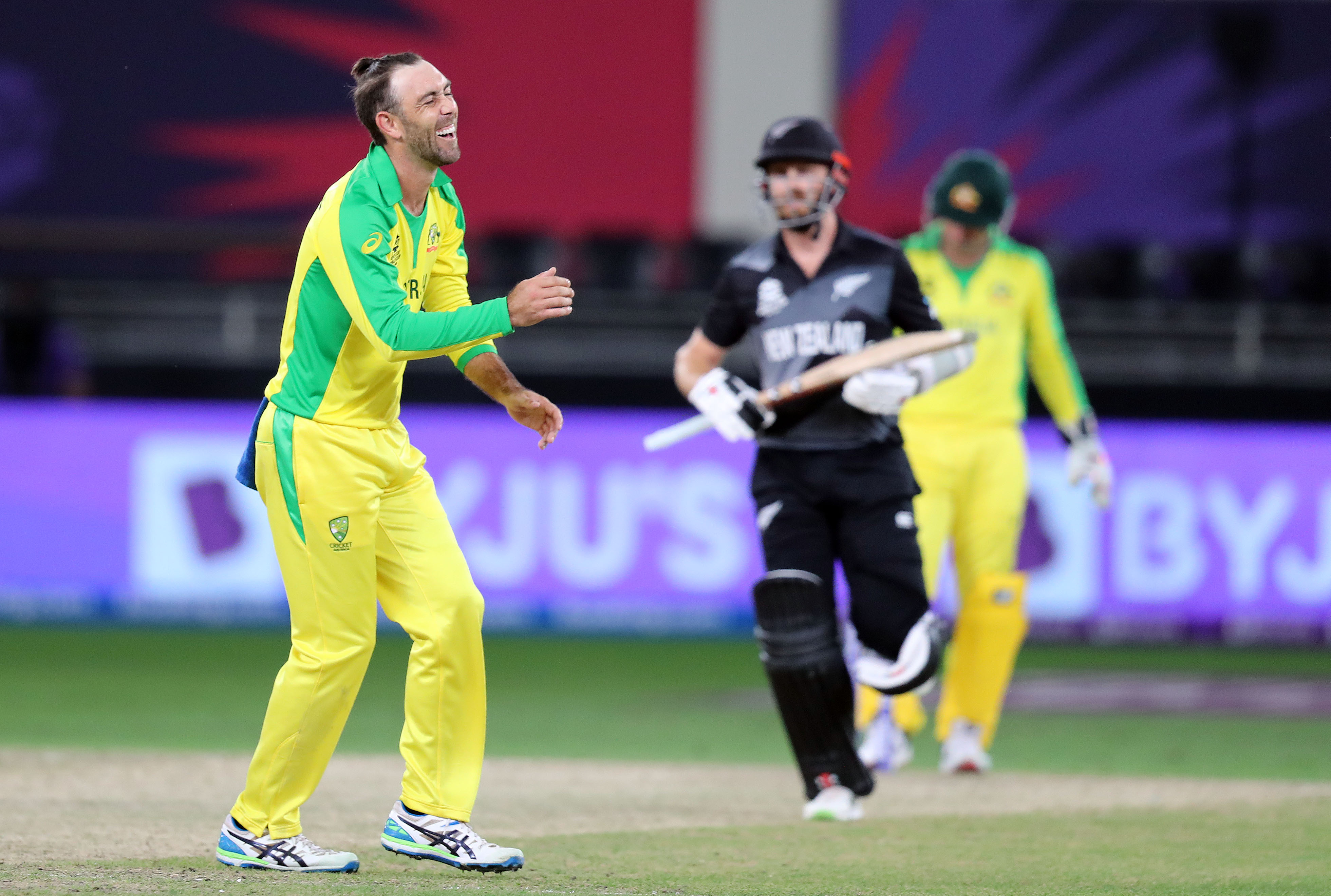 Australia's Glenn Maxwell at the Dubai International Stadium. Chris Whiteoak / The National