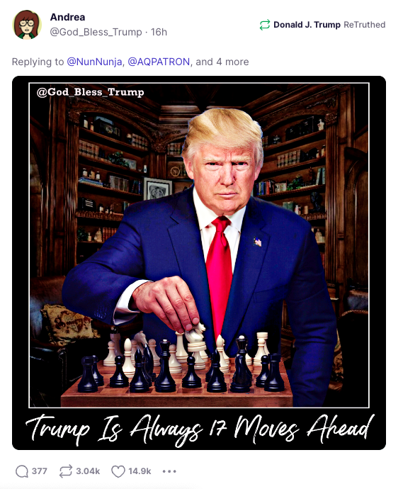 The true mastermind of 4D chess #BarronTrump #Trump #4Dchess #meme #memes