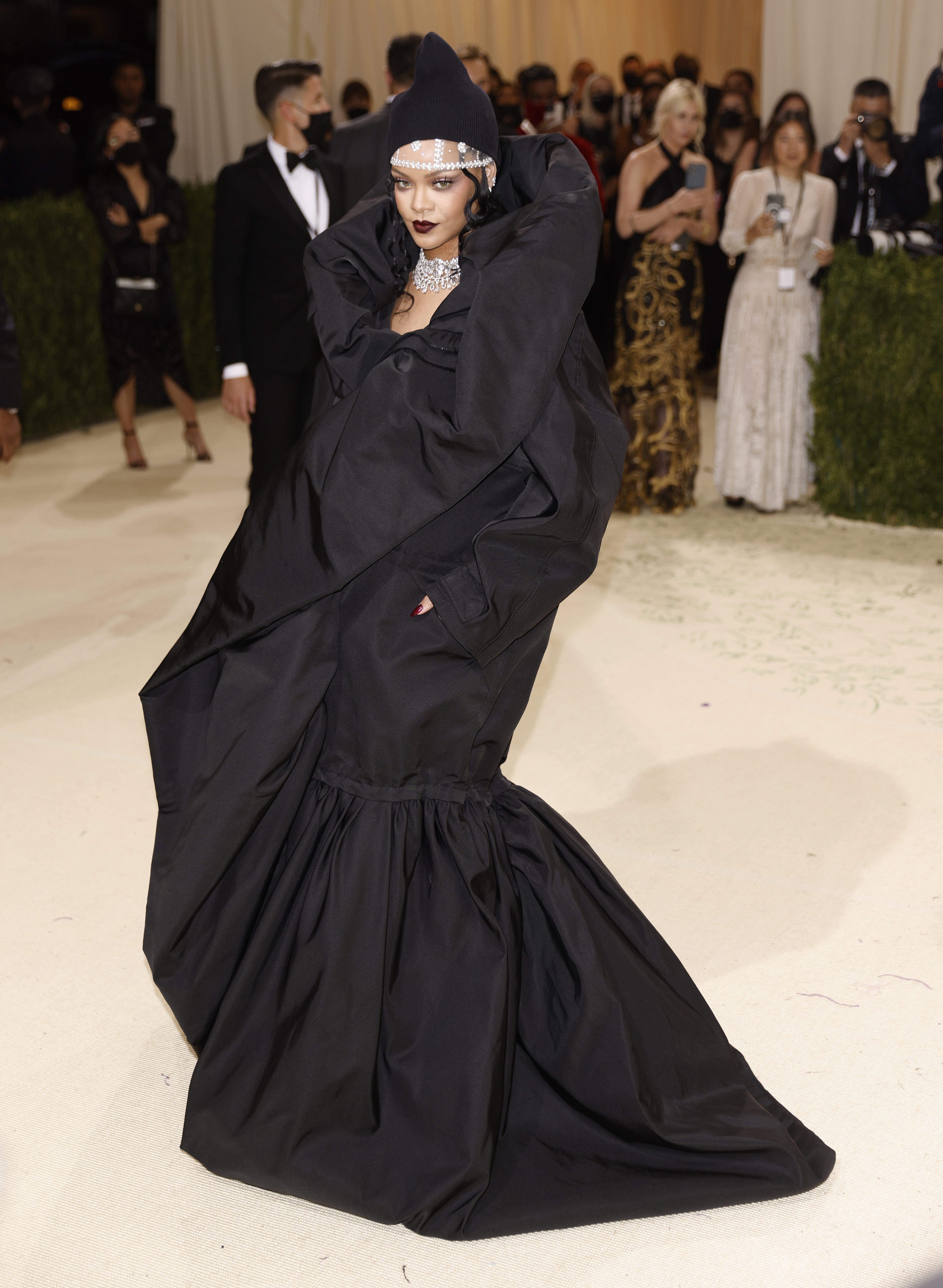 Rihanna's Met Gala 2023 Dress Blooms in Valentino 3D Camellia