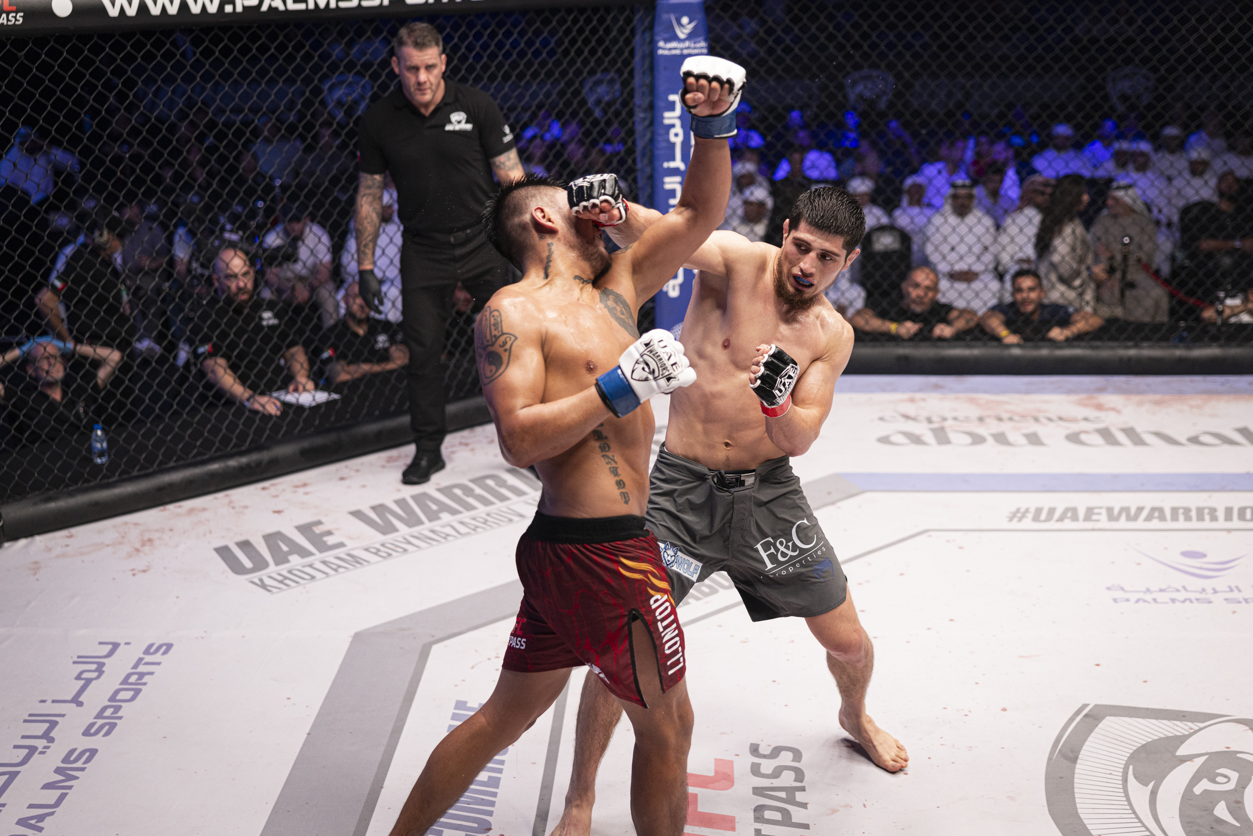 Khotam Boynazarov grapples his way to victory to retain UAE Warriors welterweight title | The National