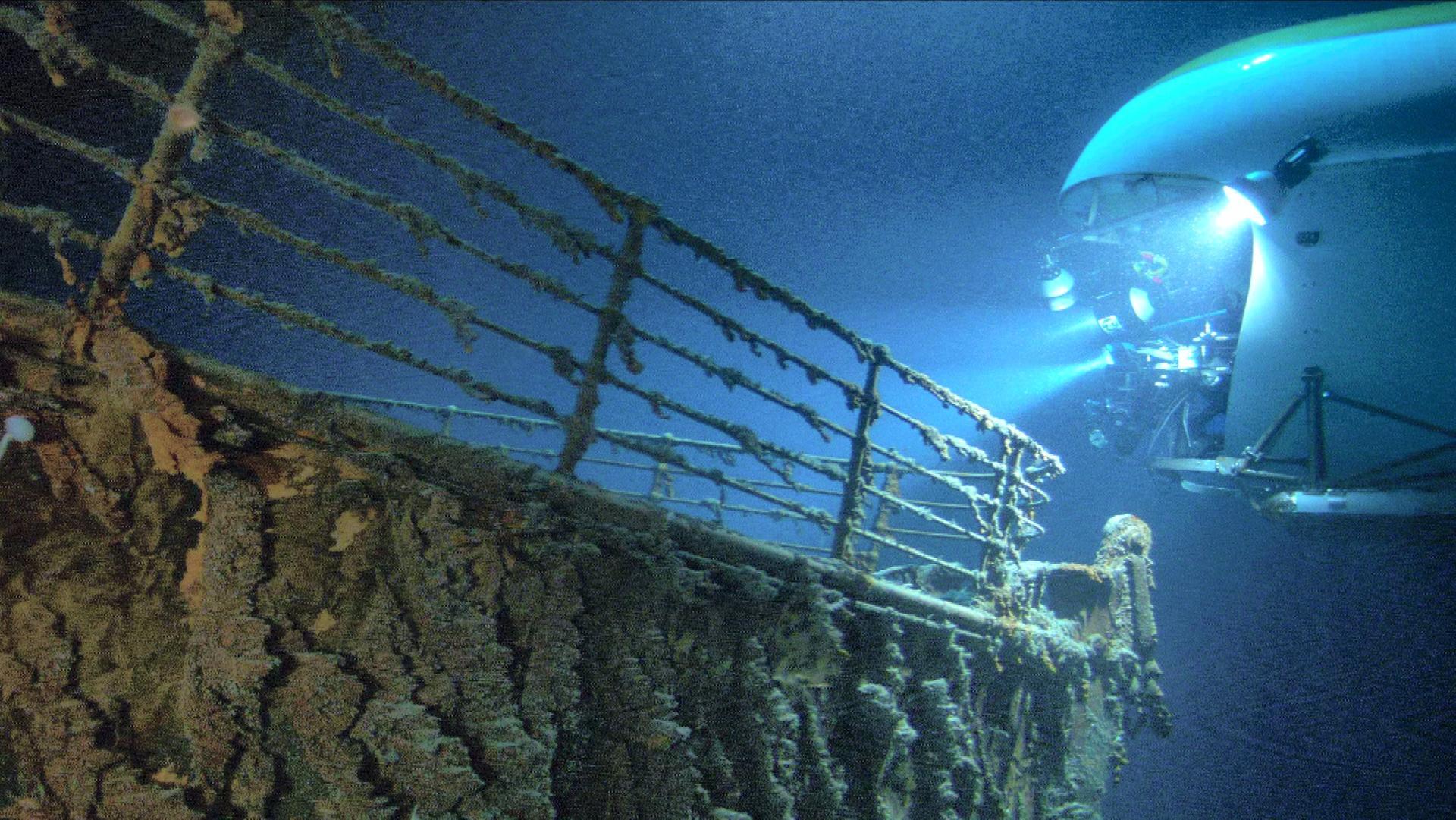 Advanced 3D model goes inside Titanic wreck