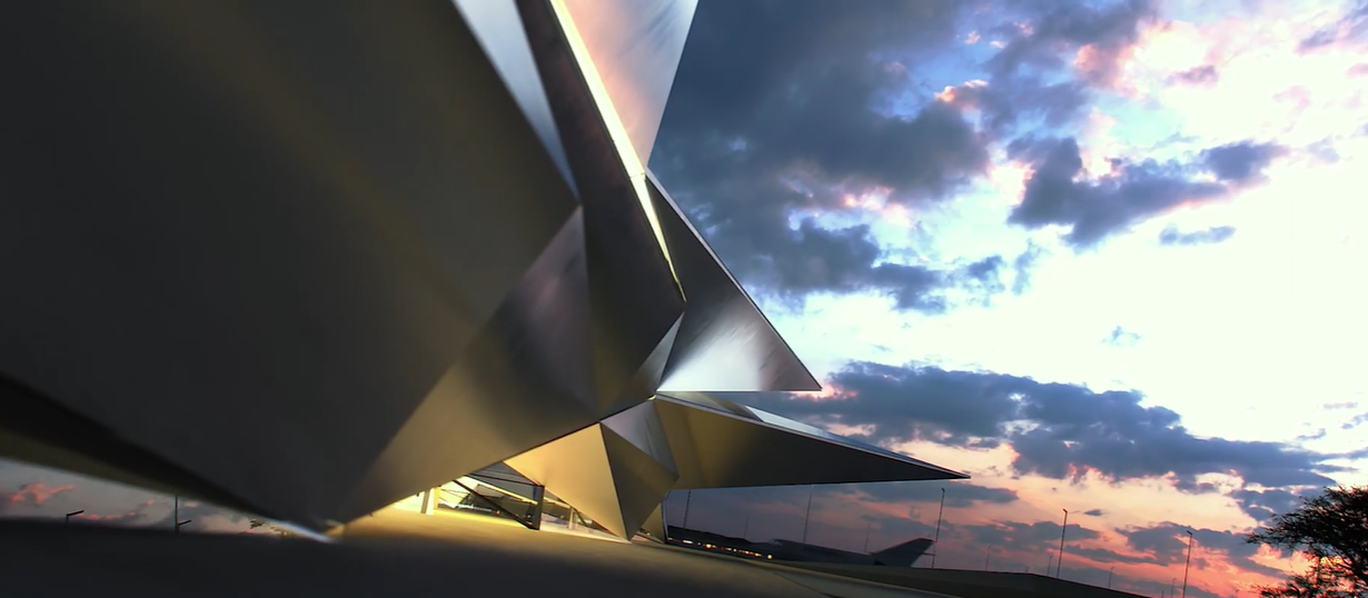 A rendering of the design for Amaala aiport in Saudi Arabia, which will cater to the luxury traveller and should be completed by 2023. Supplied